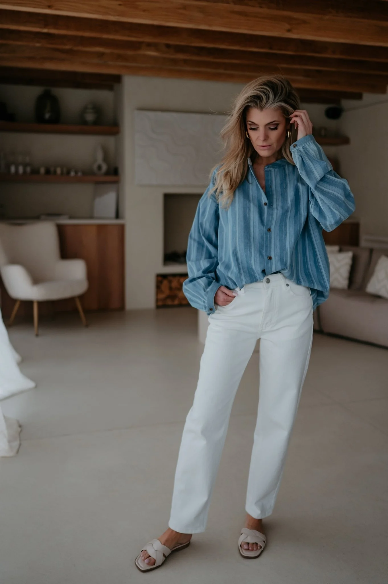 Oneto shirt I Blue - Image 11
