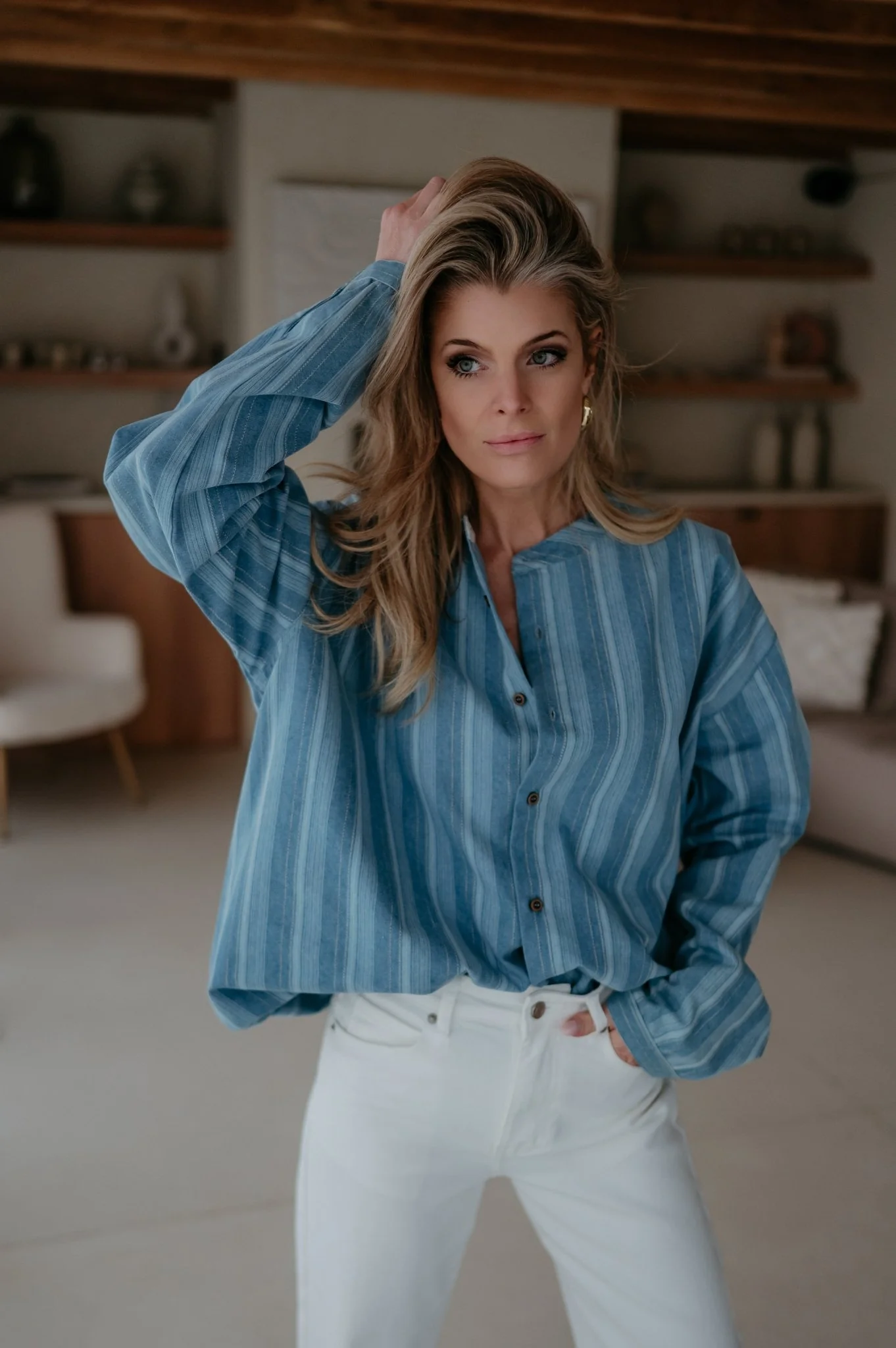 Oneto shirt I Blue - Image 3