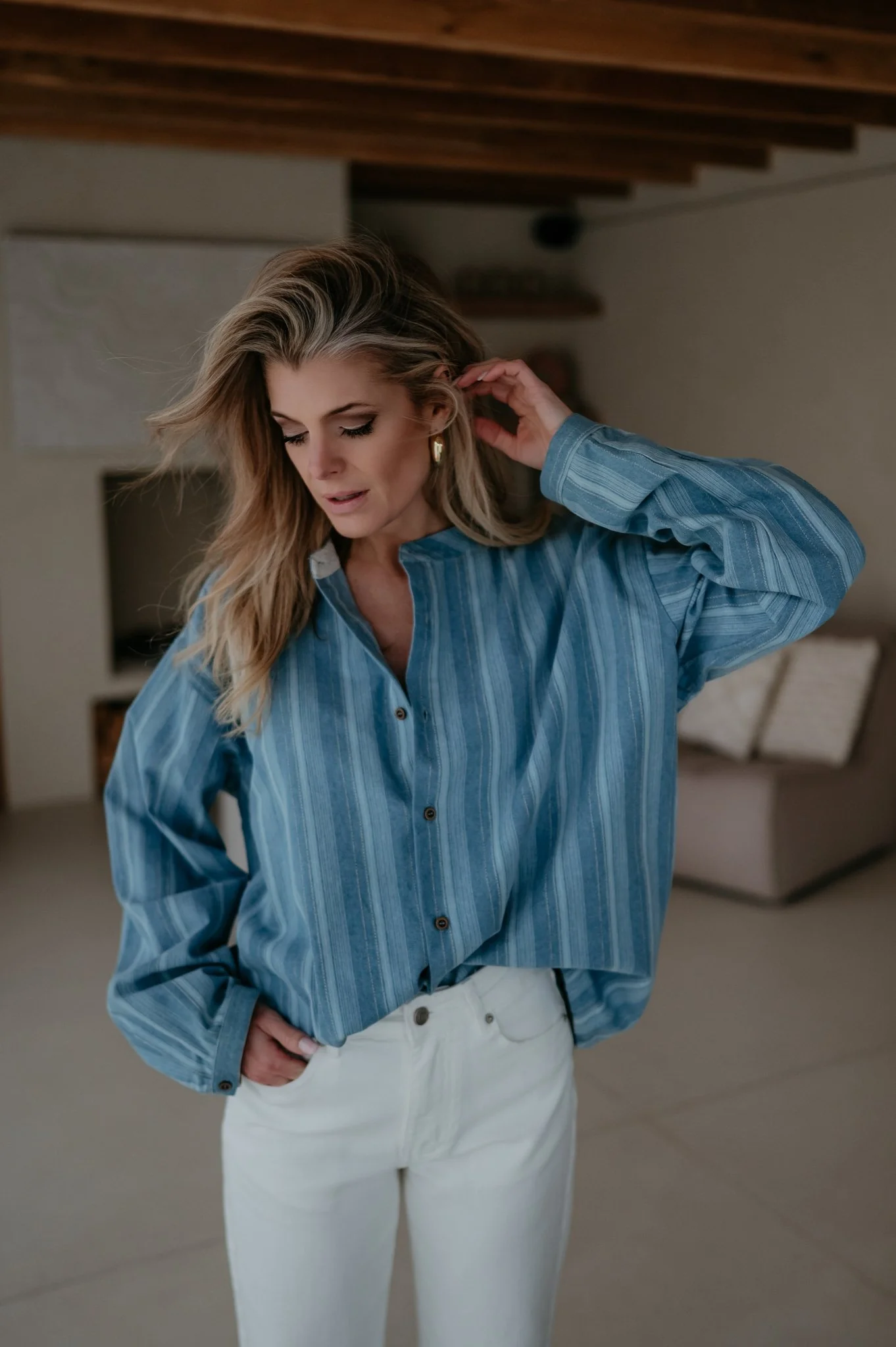 Oneto shirt I Blue - Image 8