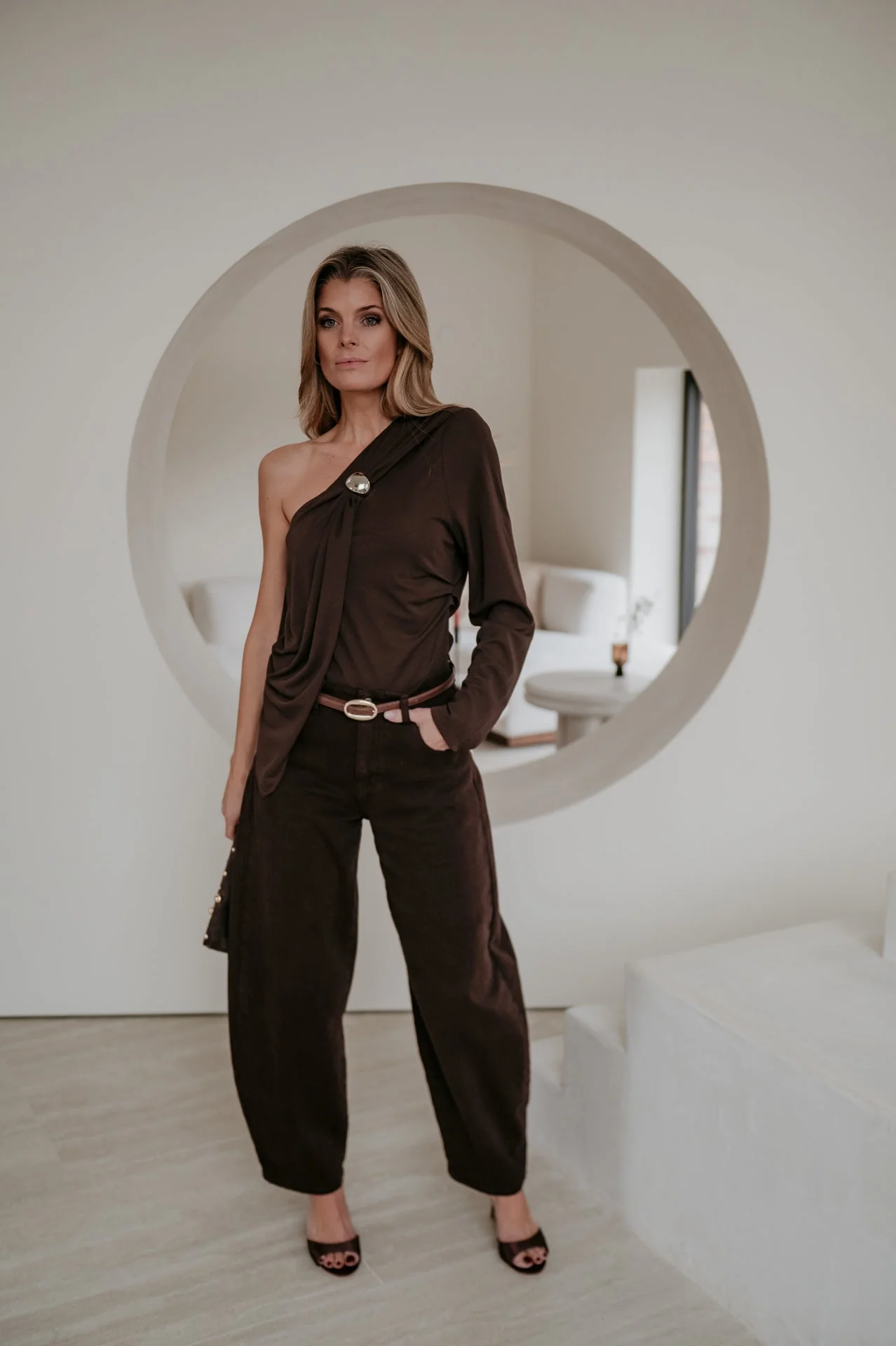 Ordali top I Chocolate Brown - Image 13