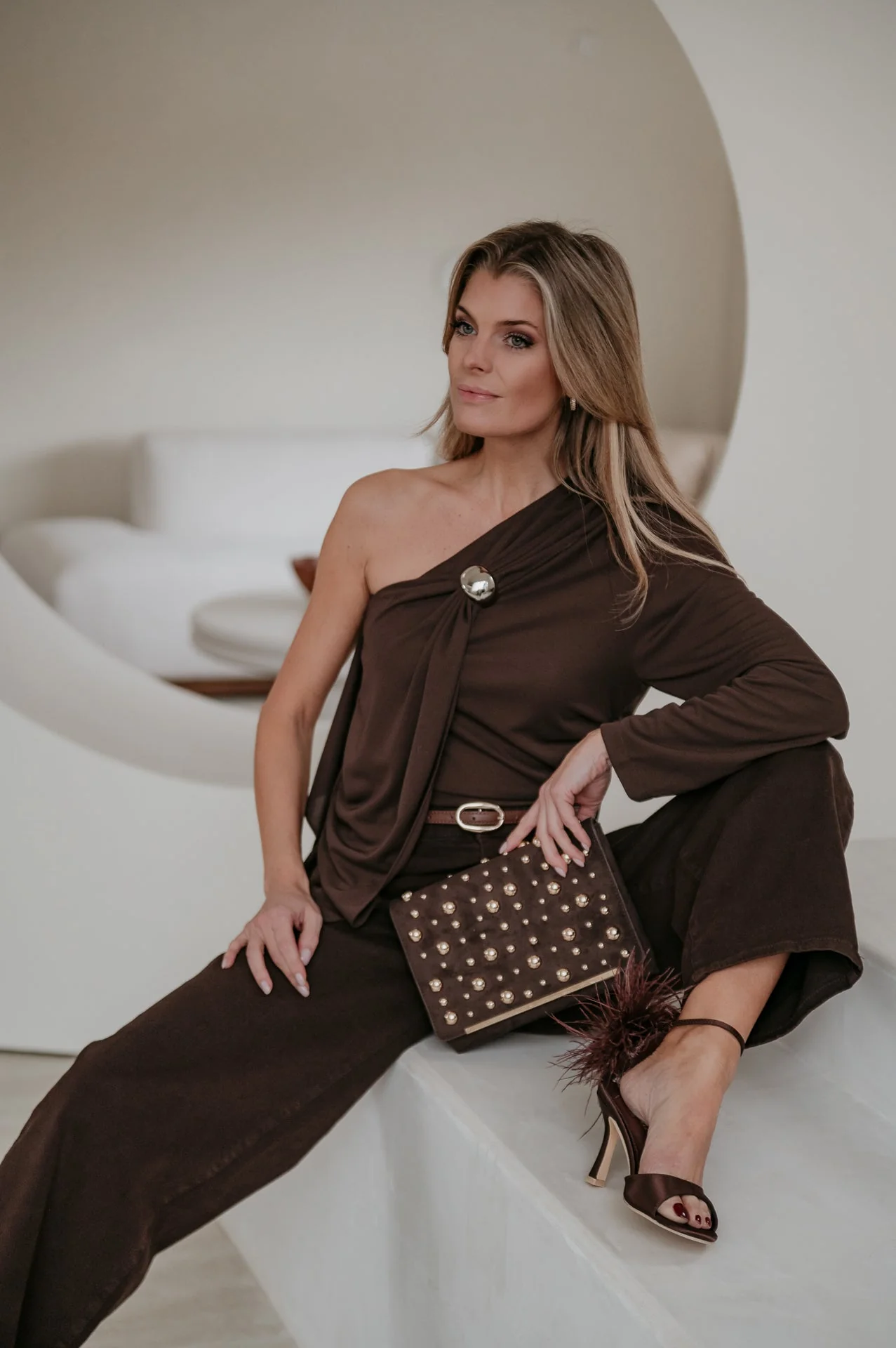 Ordali top I Chocolate Brown - Image 7