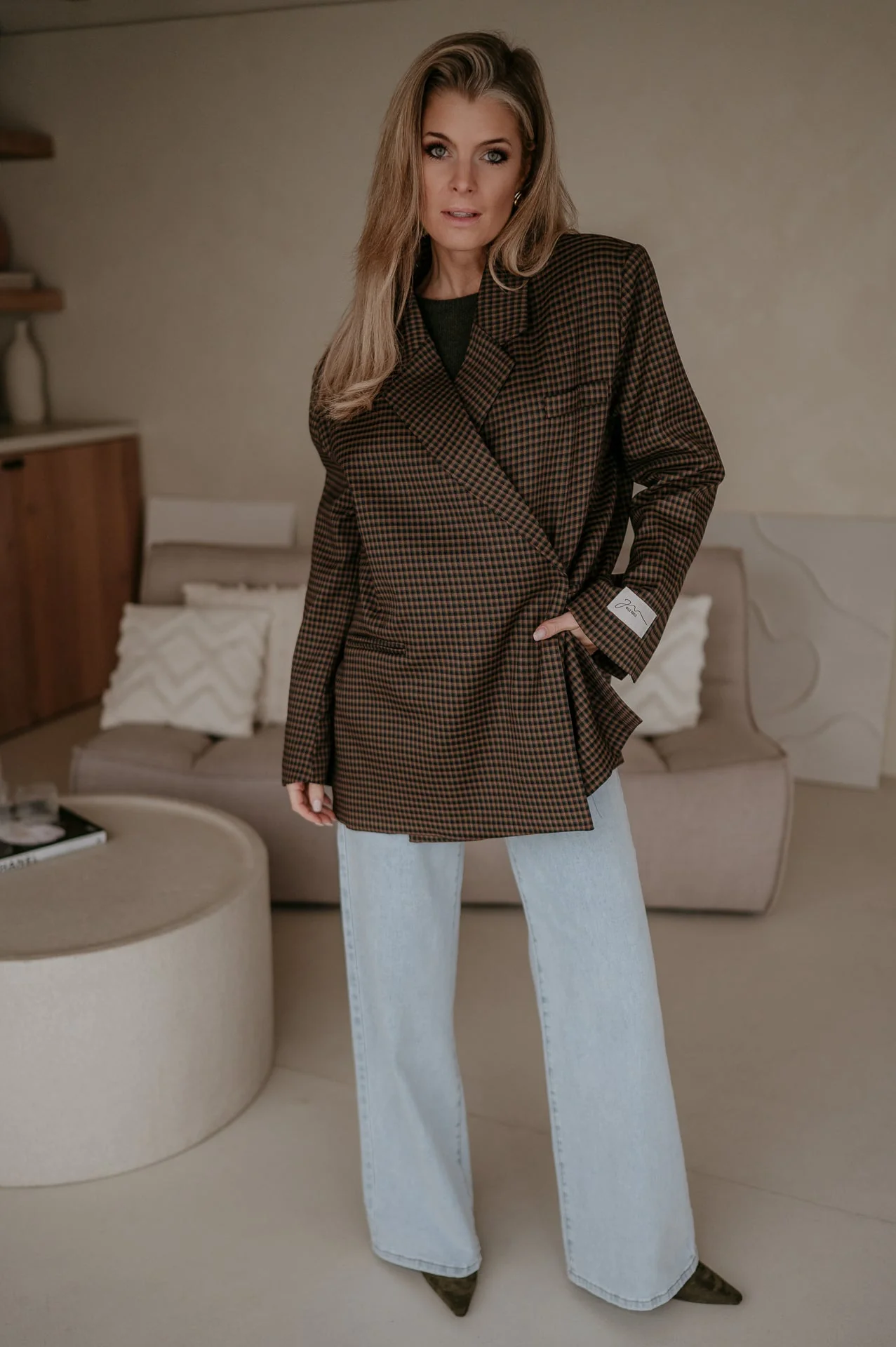 Orgeni blazer I Brown - Image 10
