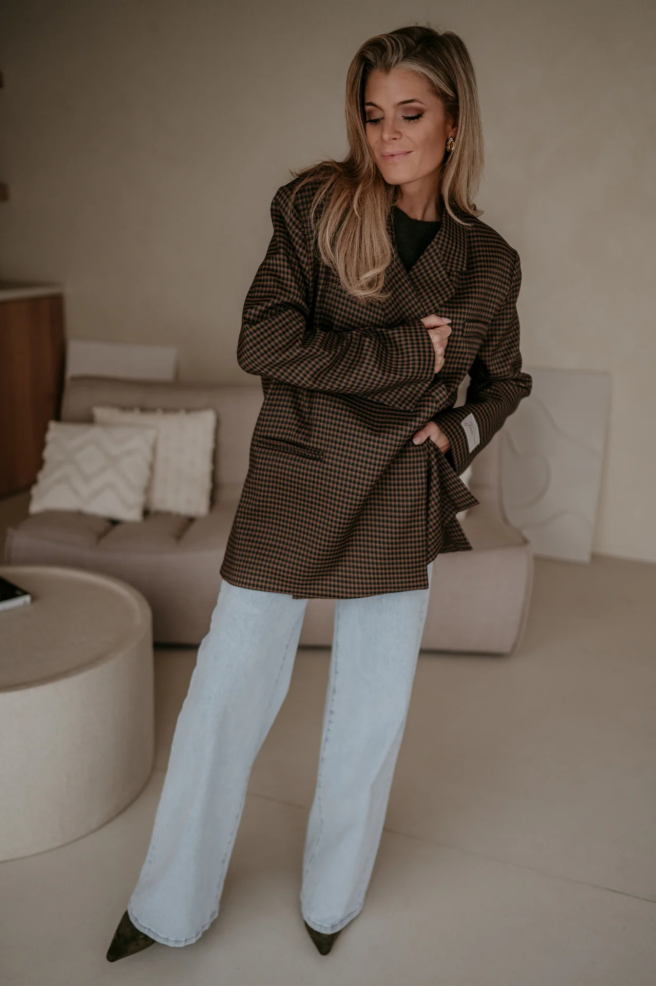 Orgeni blazer I Brown - Image 11
