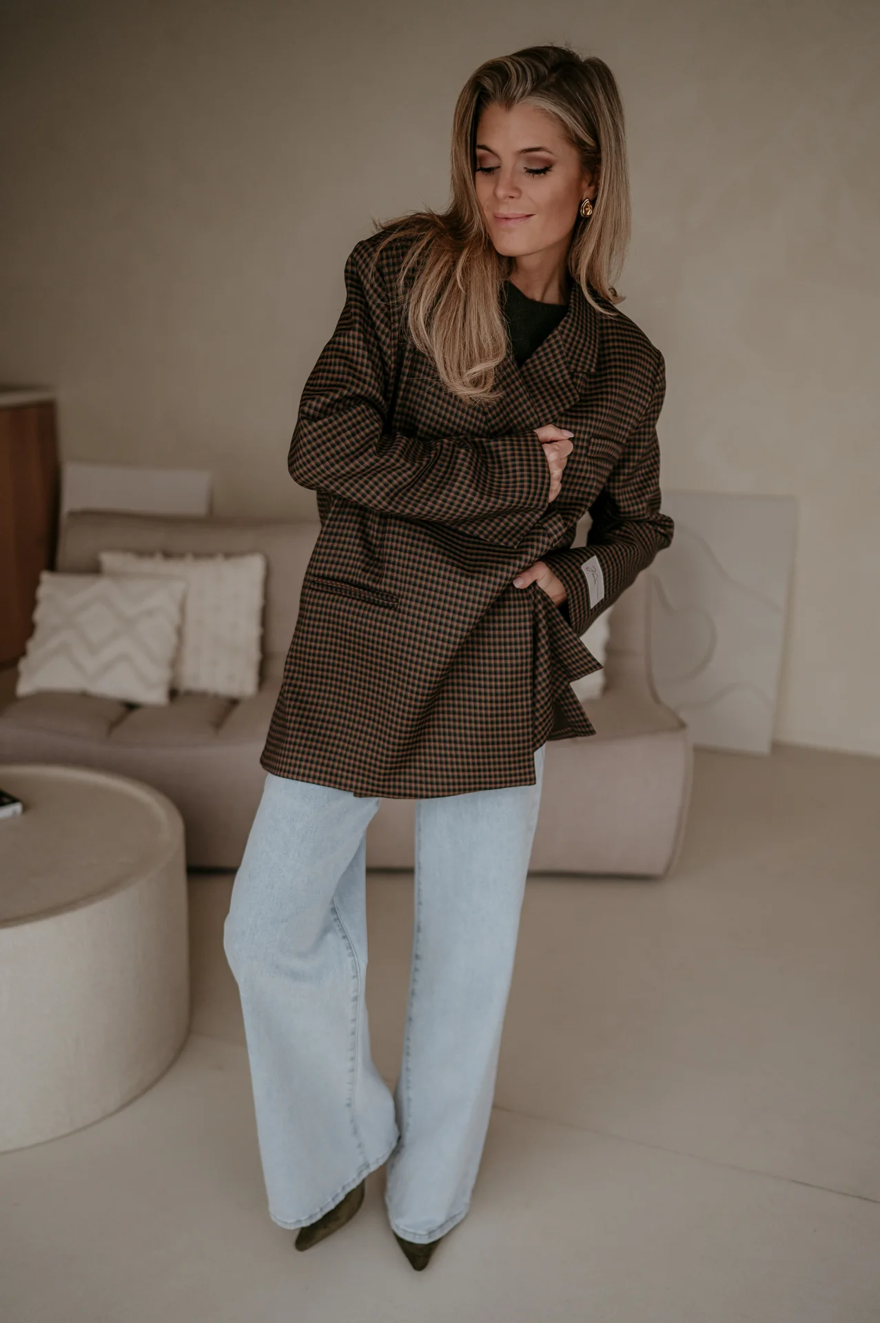 Orgeni blazer I Brown - Image 12