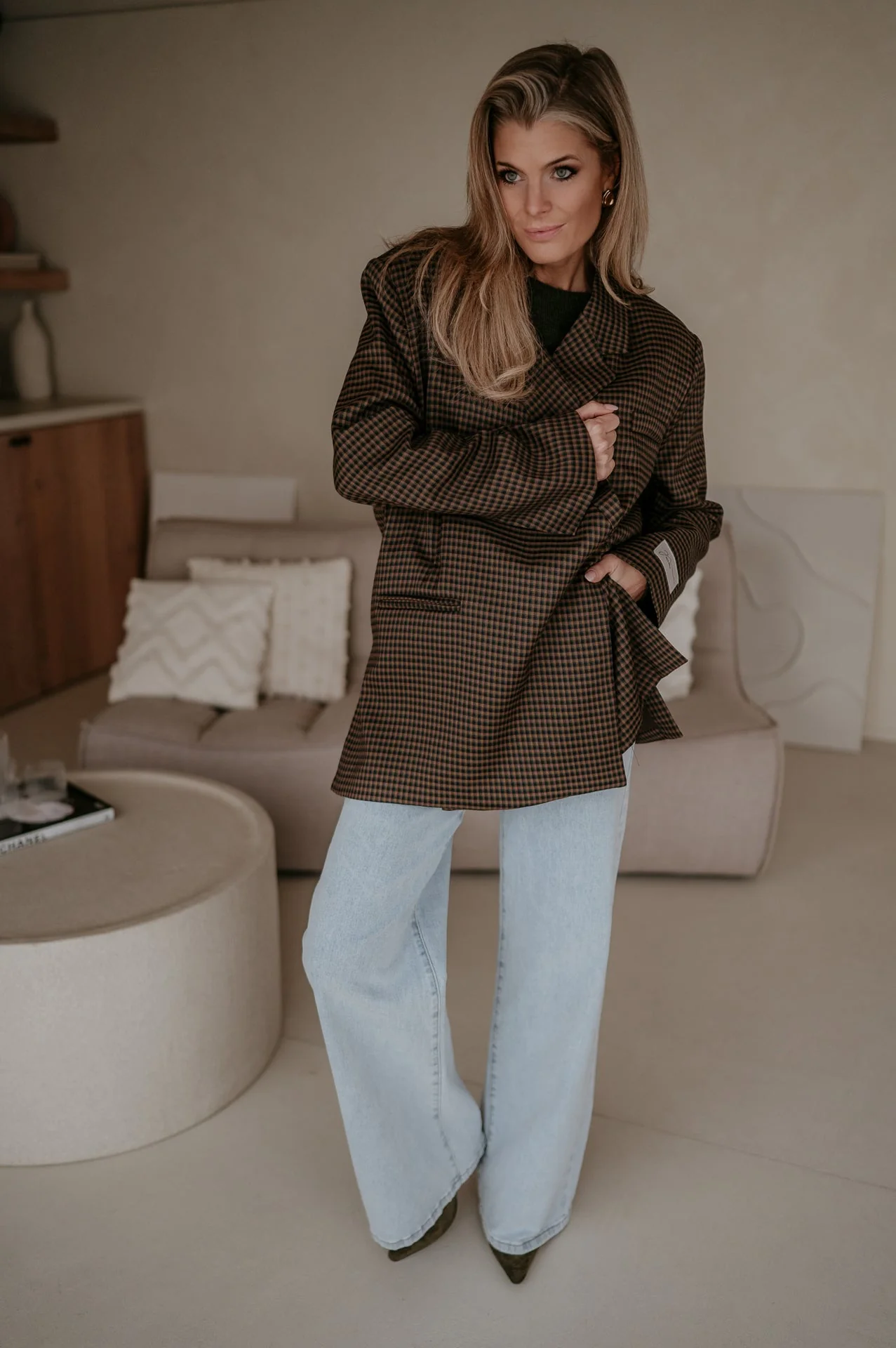 Orgeni blazer I Brown - Image 13