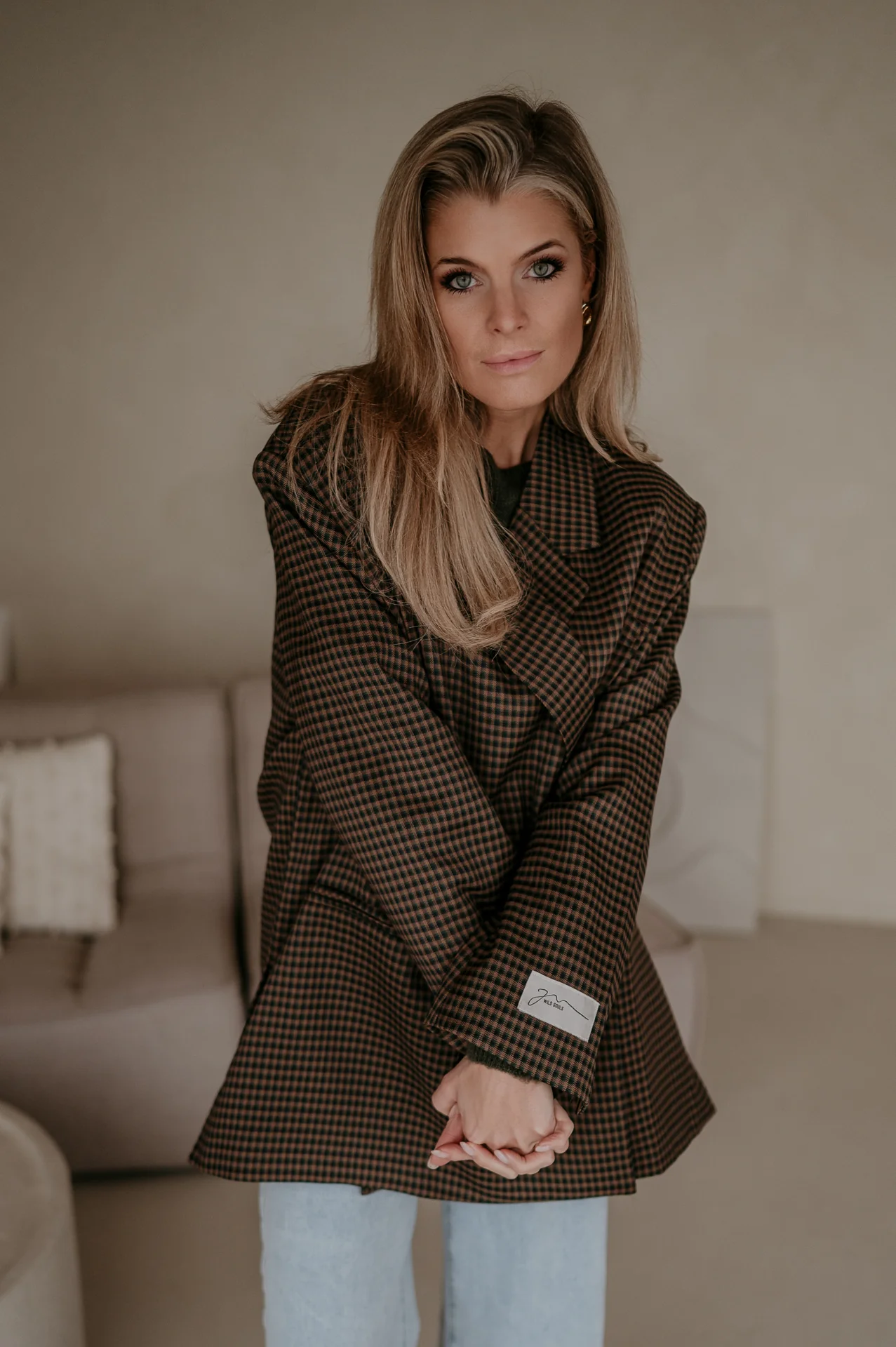 Orgeni blazer I Brown - Image 14