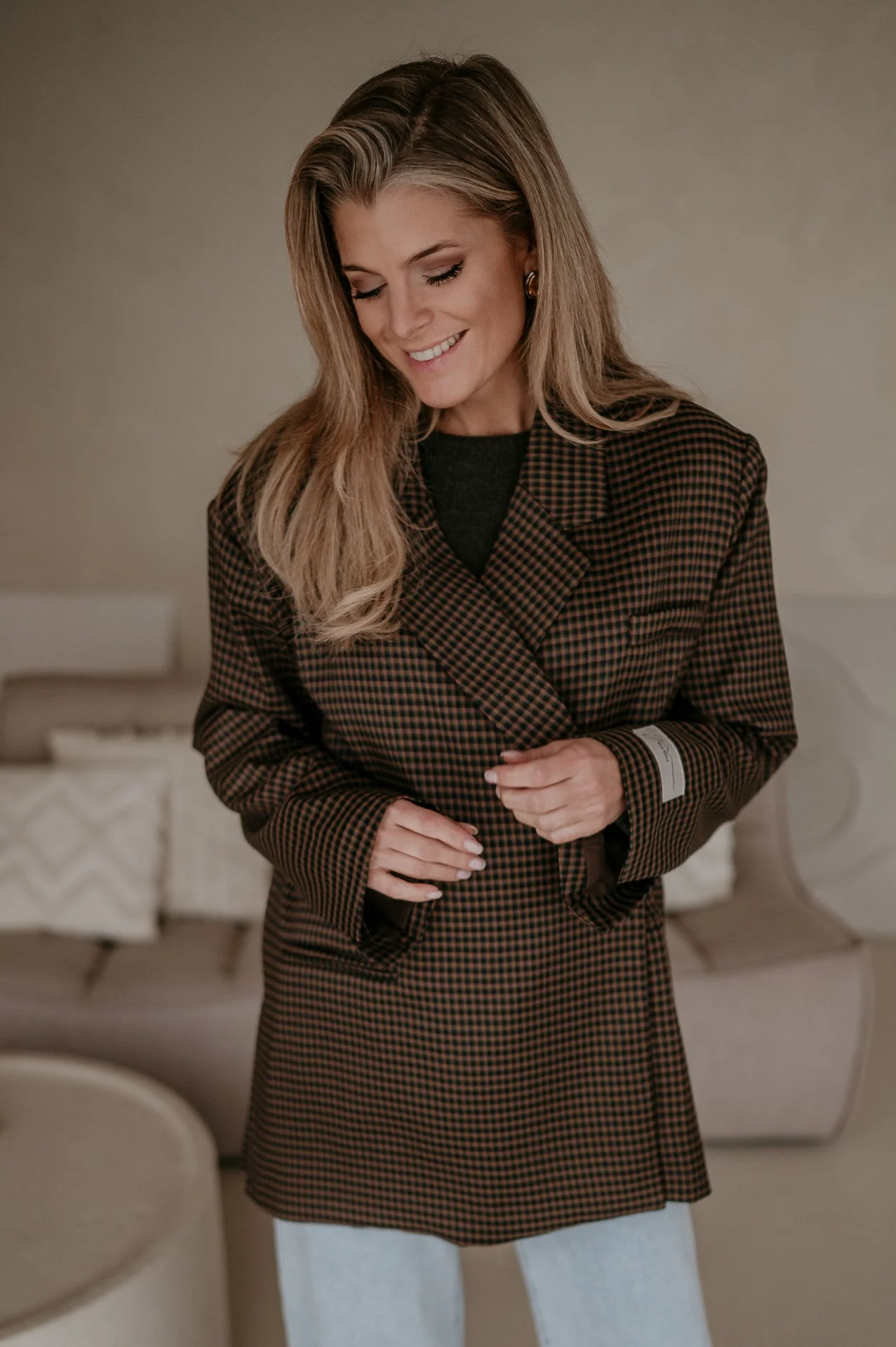 Orgeni blazer I Brown - Image 15