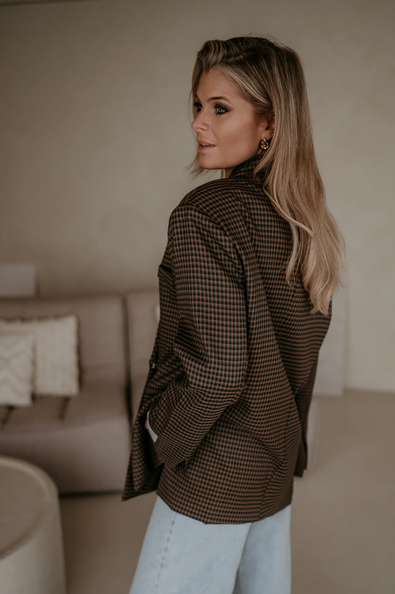 Orgeni blazer I Brown - Image 16