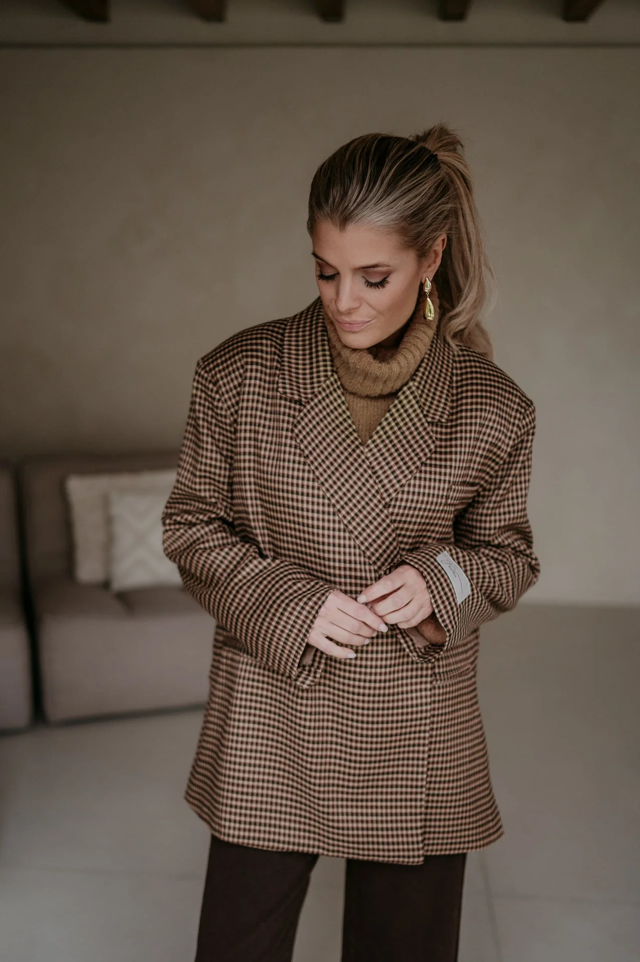 Orgeni blazer I Camel - Image 11