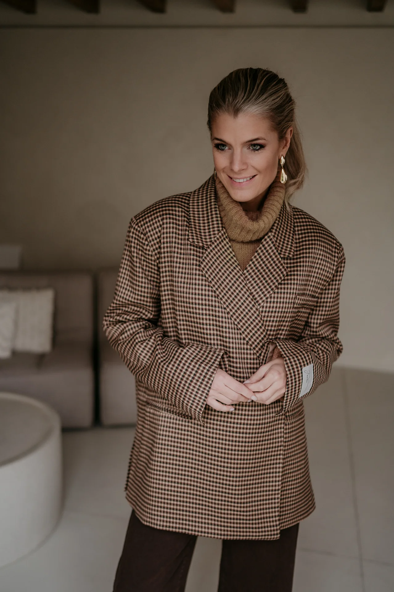 Orgeni blazer I Camel - Image 8