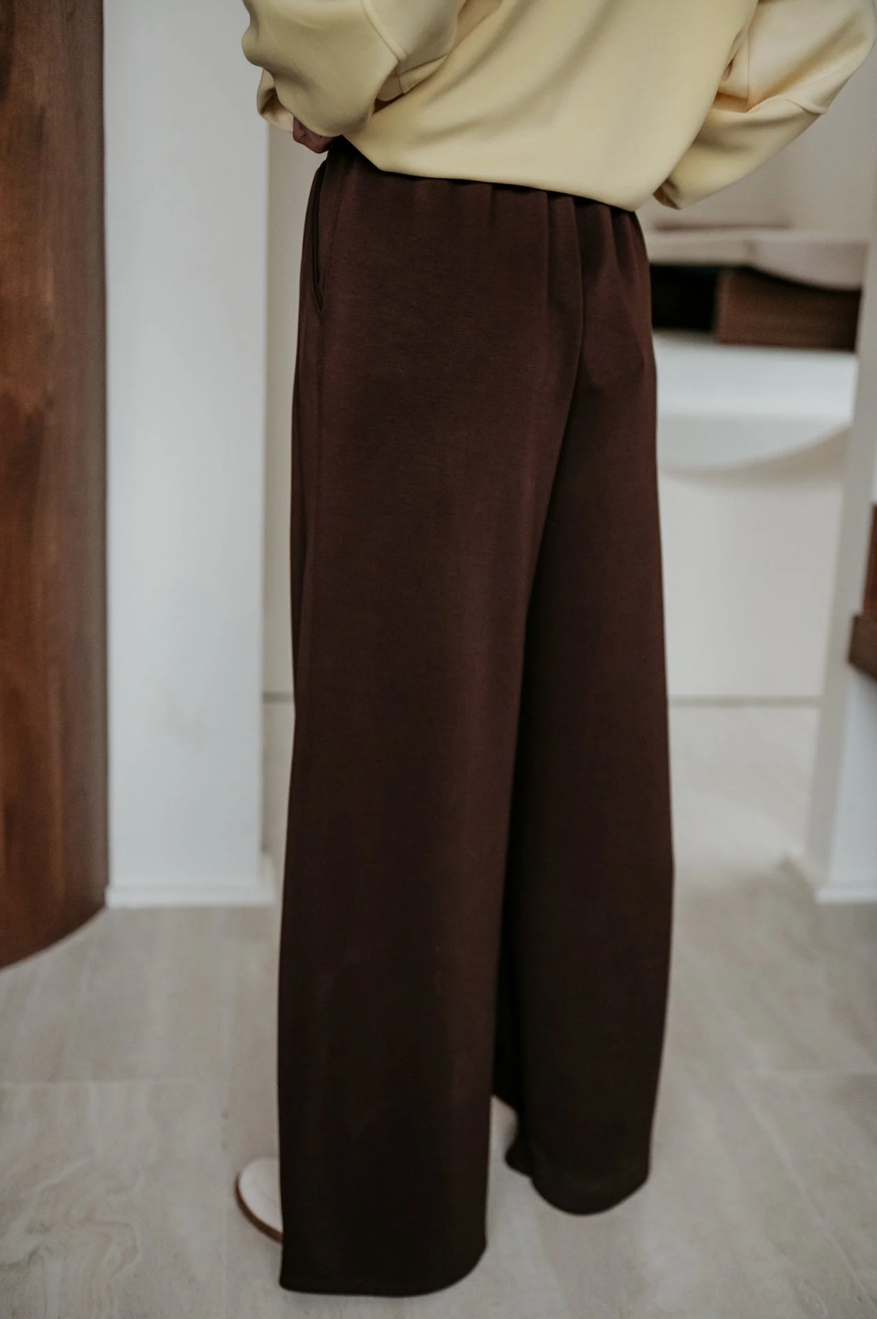 Oriene trousers I Chocolate Brown - Image 2