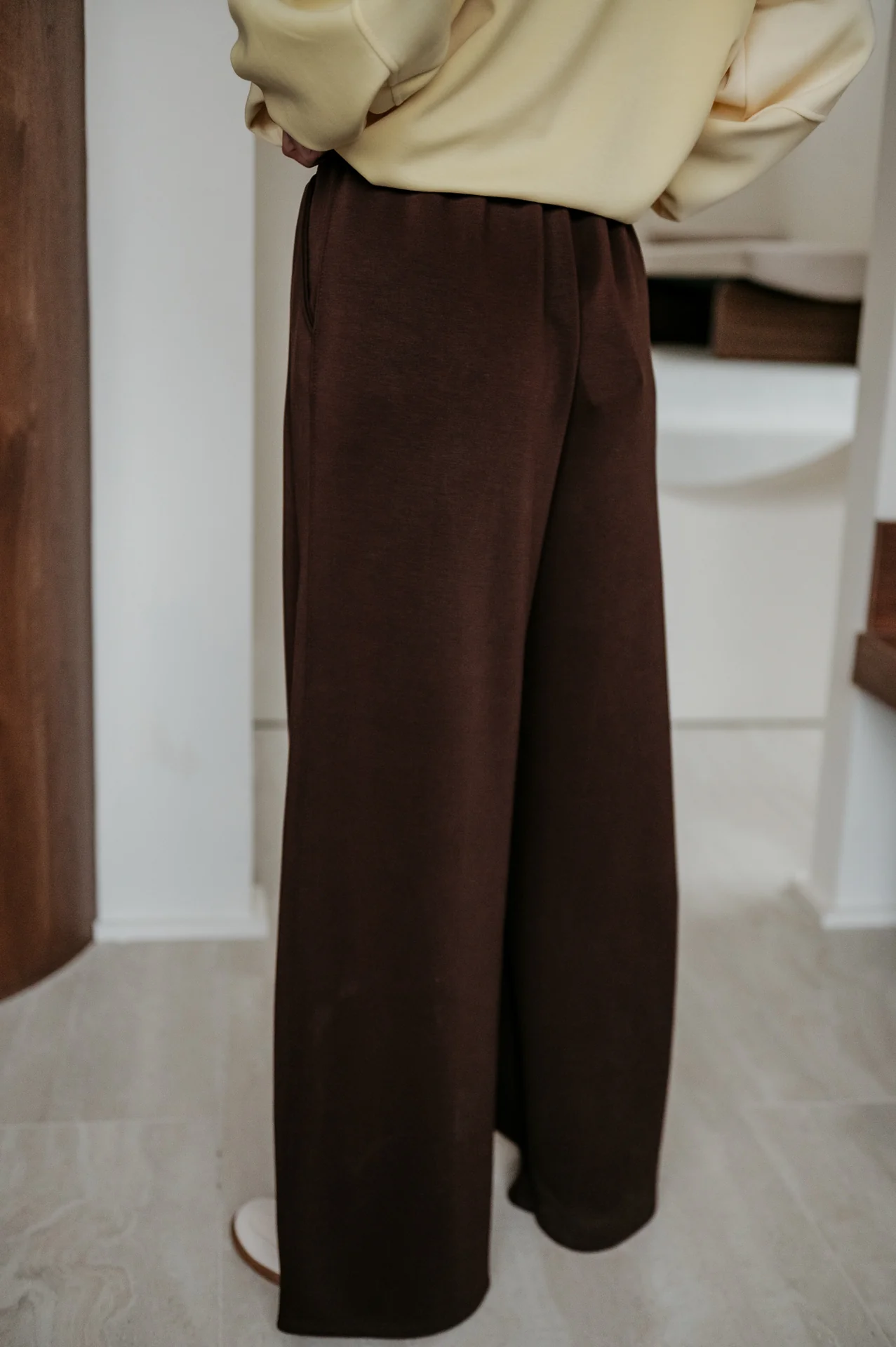 Oriene trousers I Chocolate Brown - Image 6