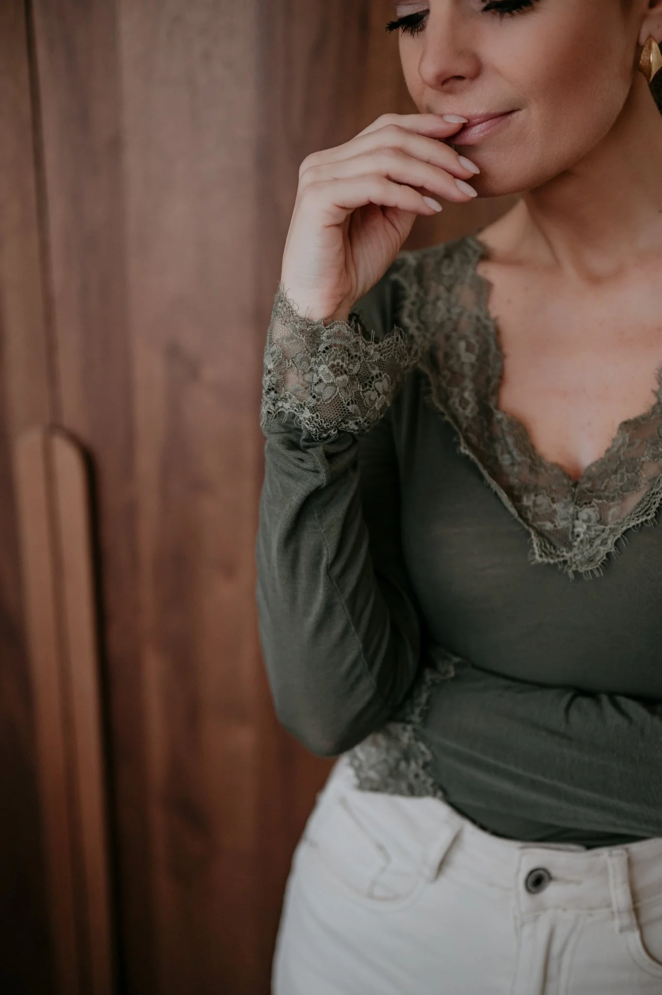Pedine top I Khaki - Image 7