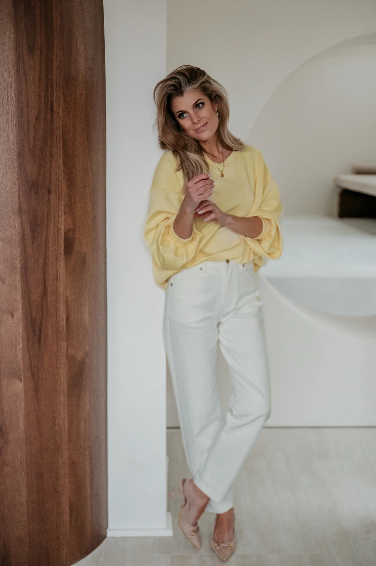 Peolo sweater I Yellow - Image 11