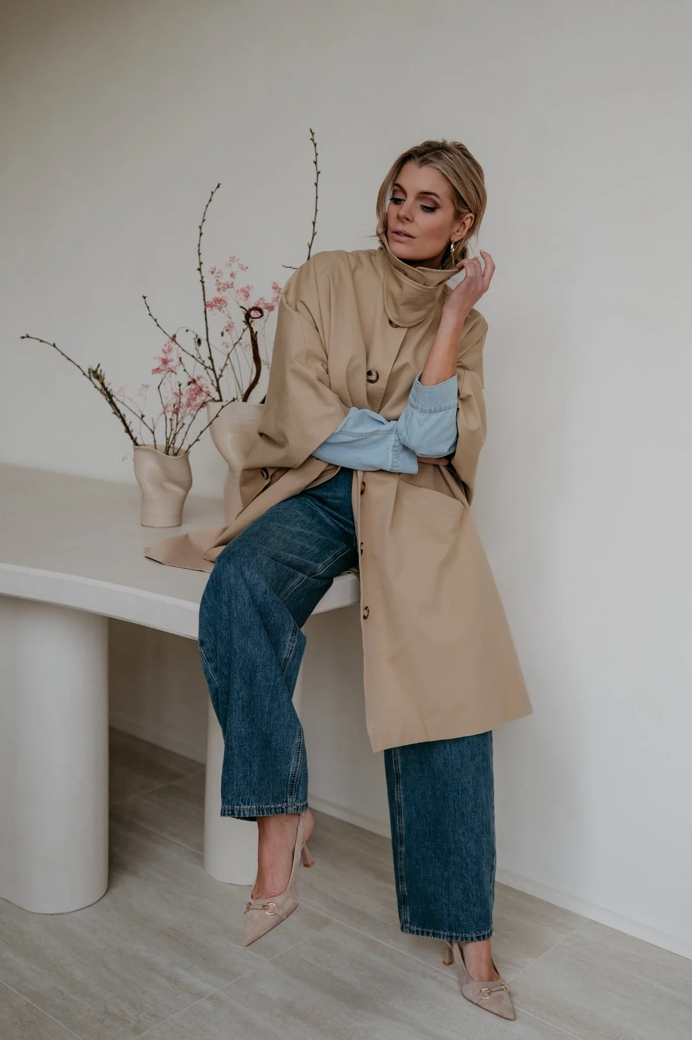 Pianisi coat I Beige - Image 11