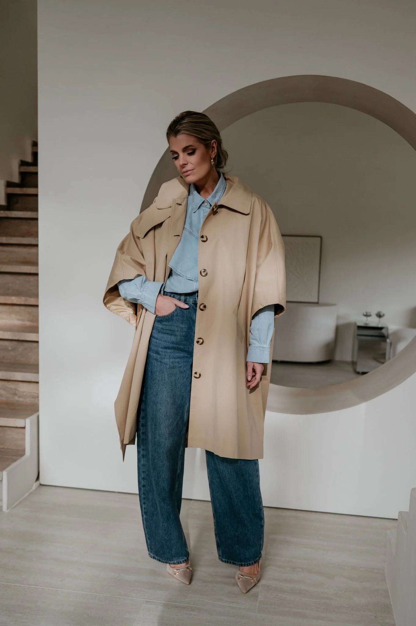 Pianisi coat I Beige - Image 5