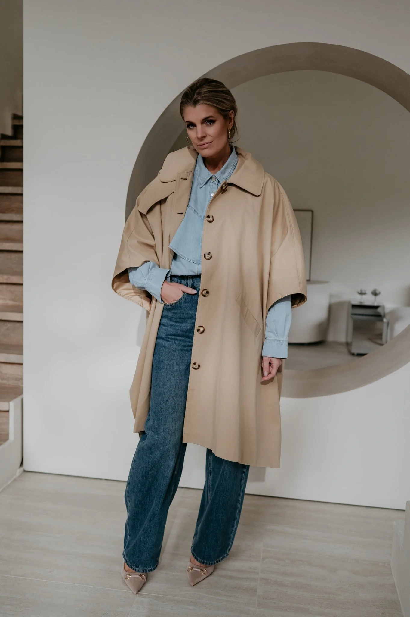 Pianisi coat I Beige - Image 8