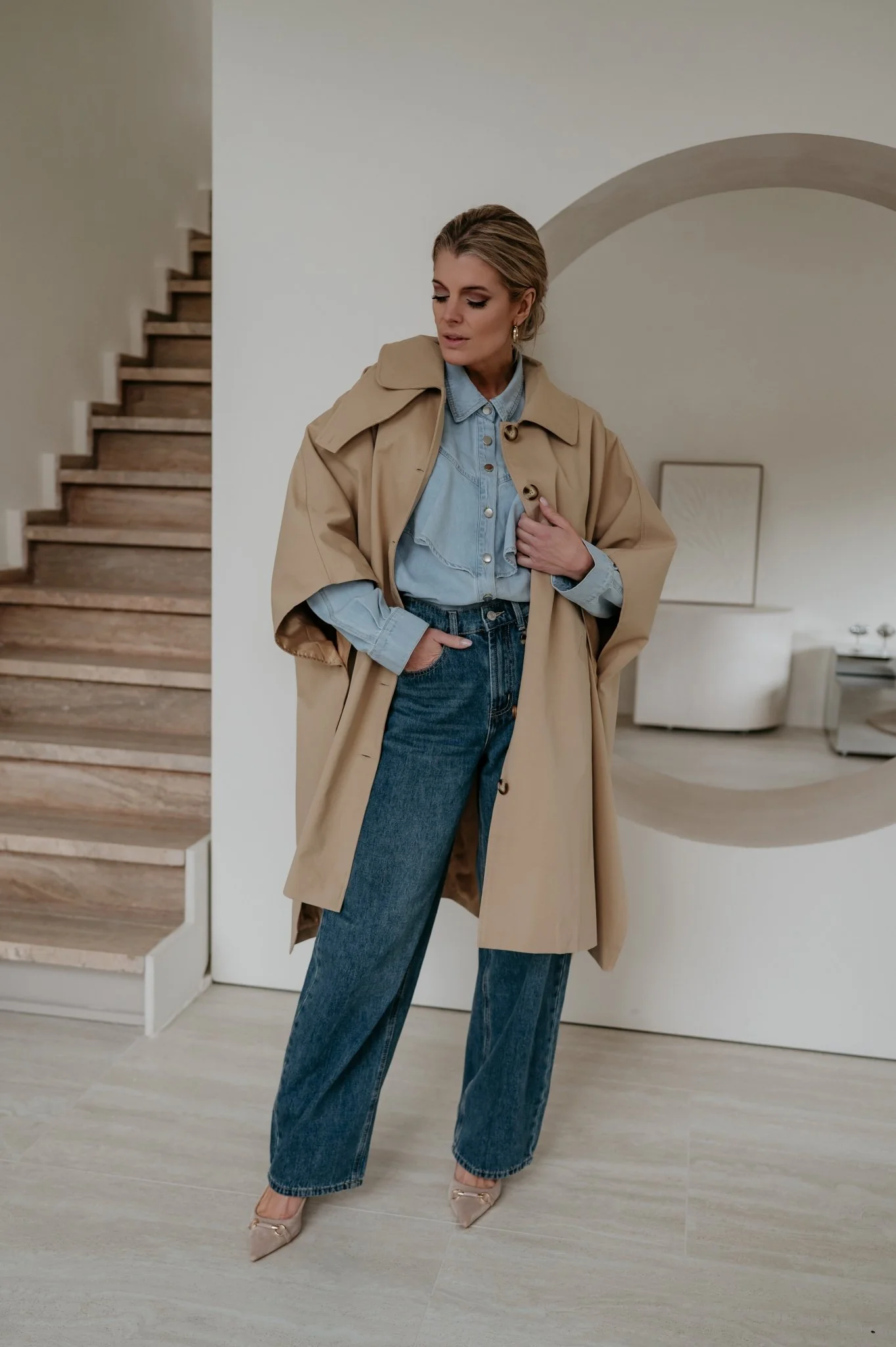 Pianisi coat I Beige - Image 9