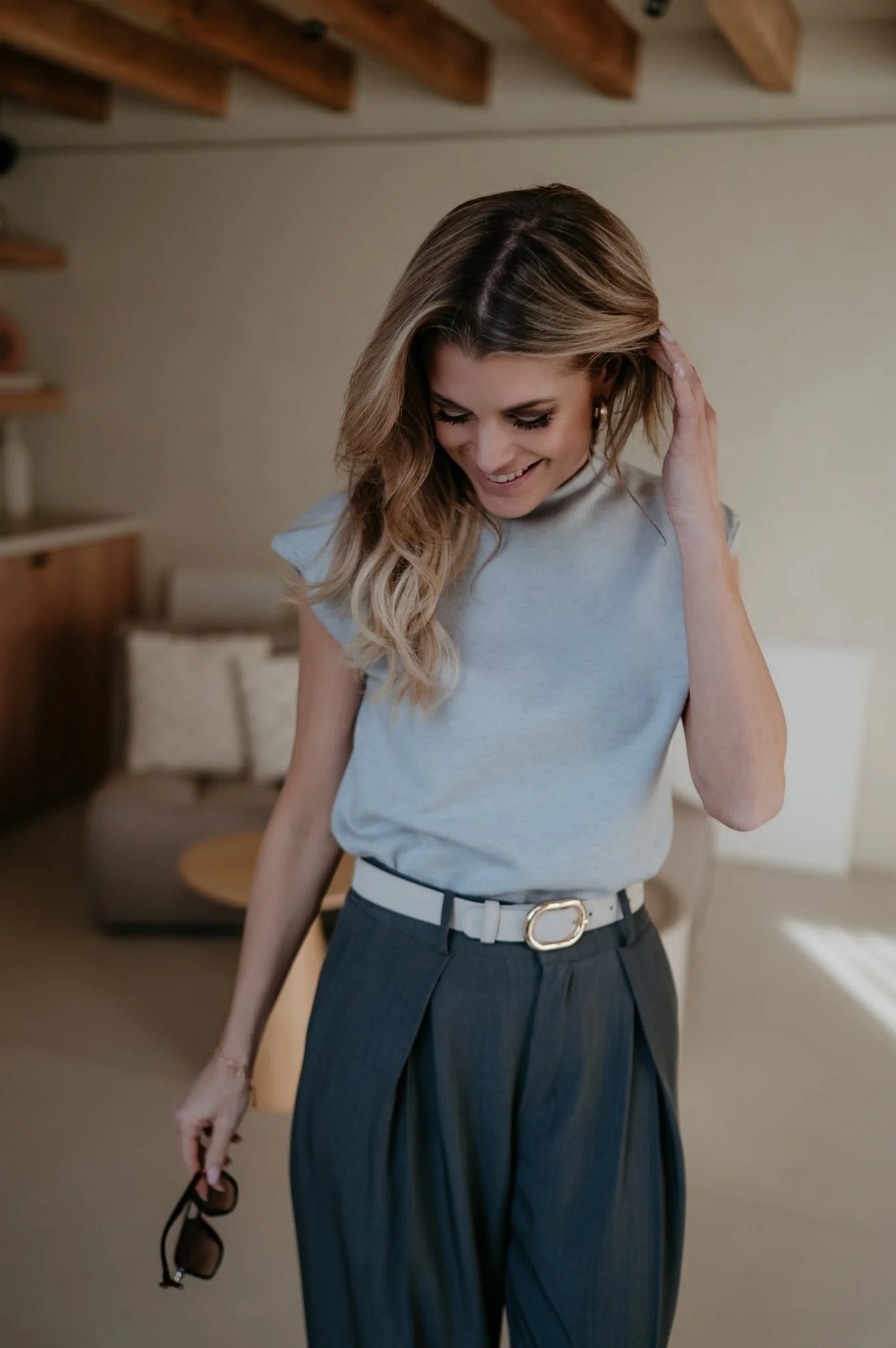 Pione top I Light Grey - Image 6