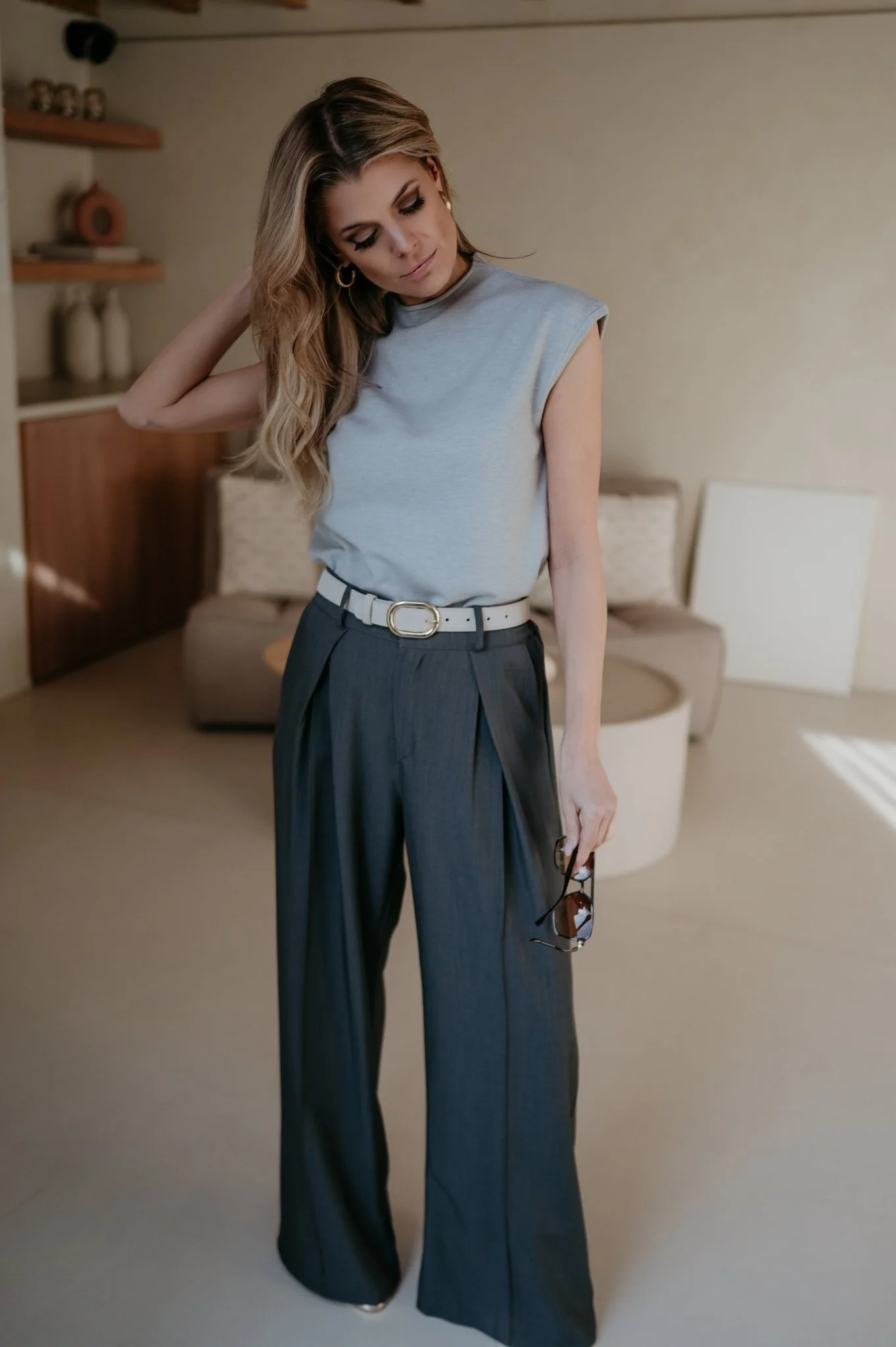 Pione top I Light Grey - Image 9