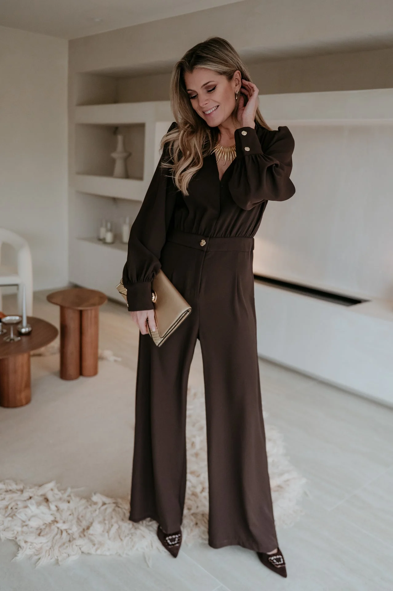 Piunete jumpsuit I Chocolate Brown