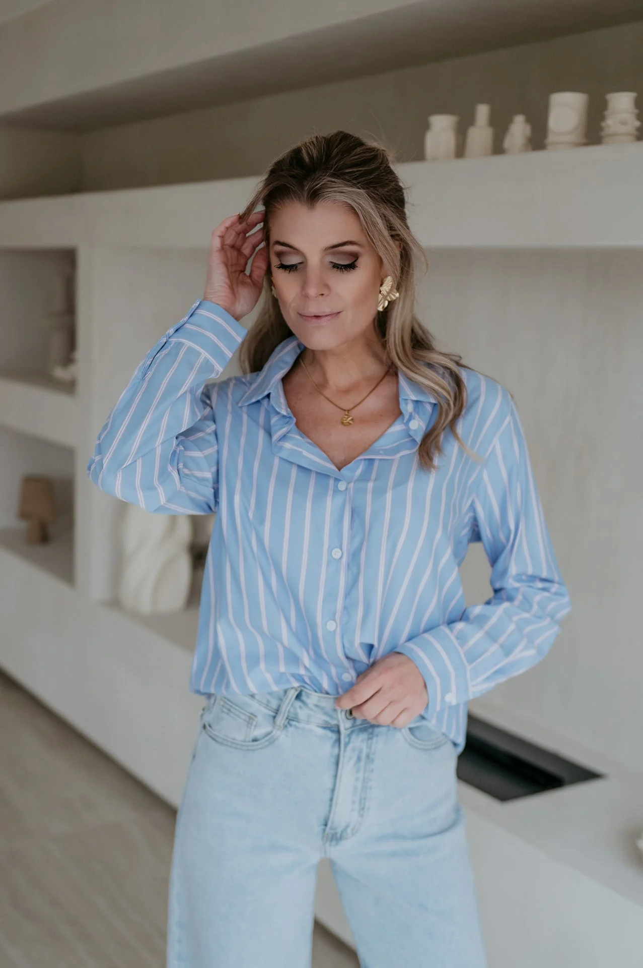 Pomeri shirt I Blue - Image 7