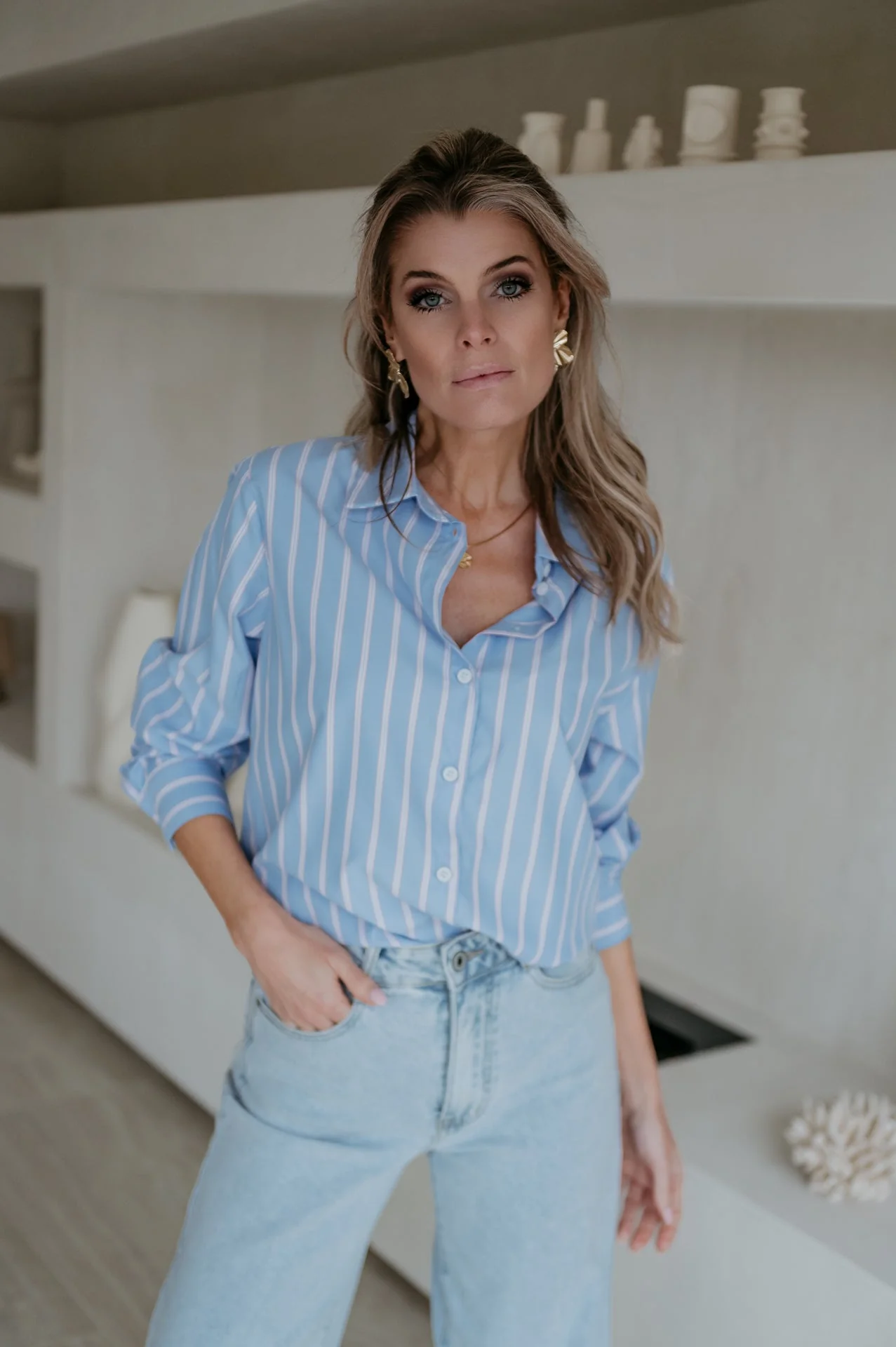 Pomeri shirt I Blue - Image 9