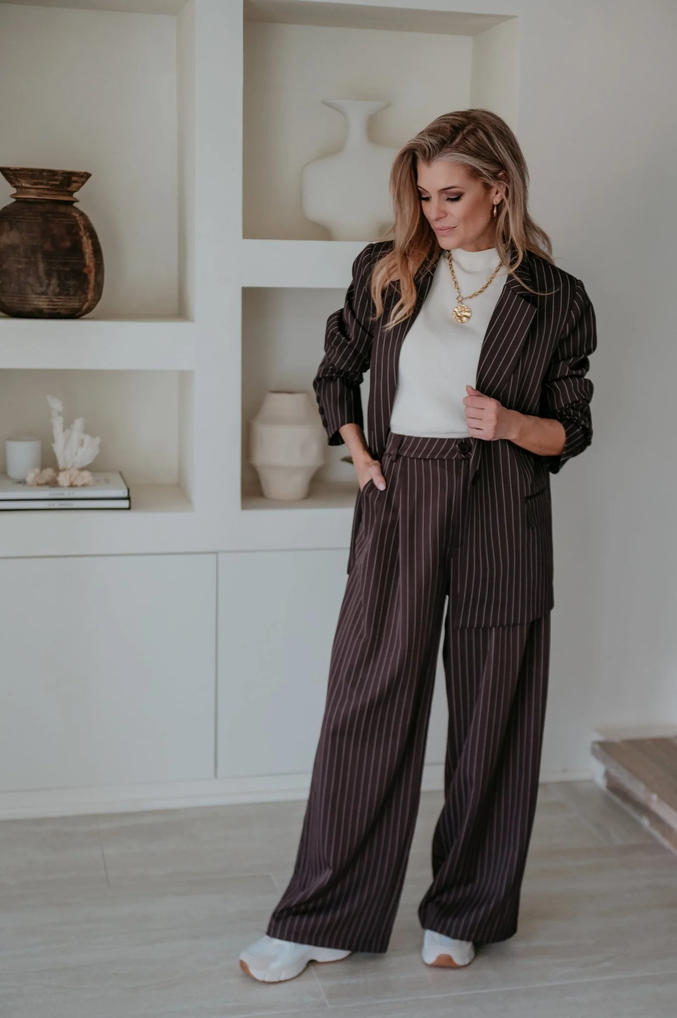 Predo blazer I Chocolate Brown - Image 16