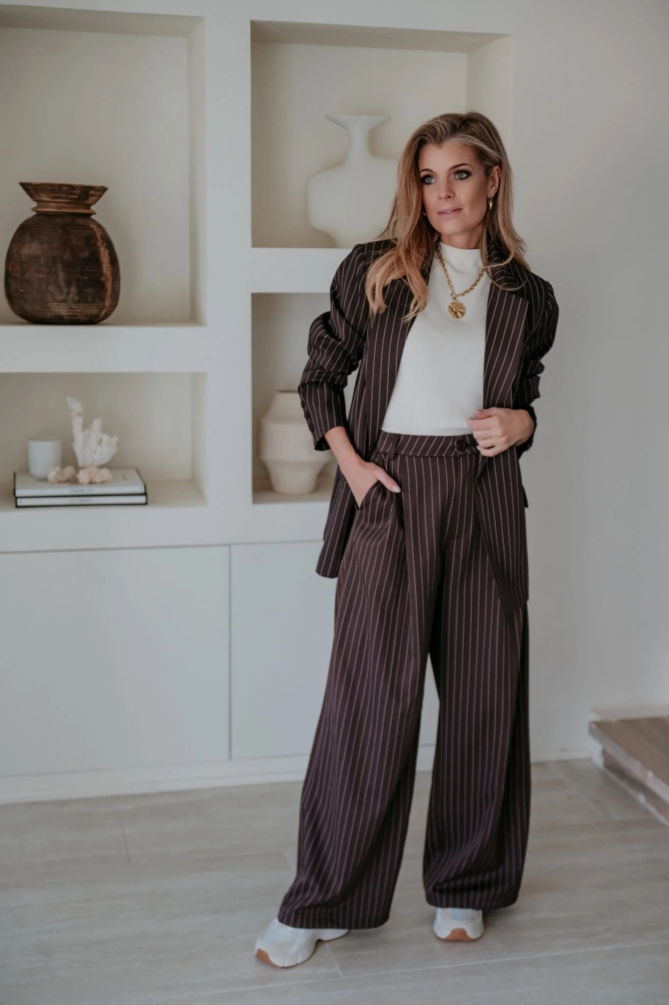 Predo blazer I Chocolate Brown - Image 19