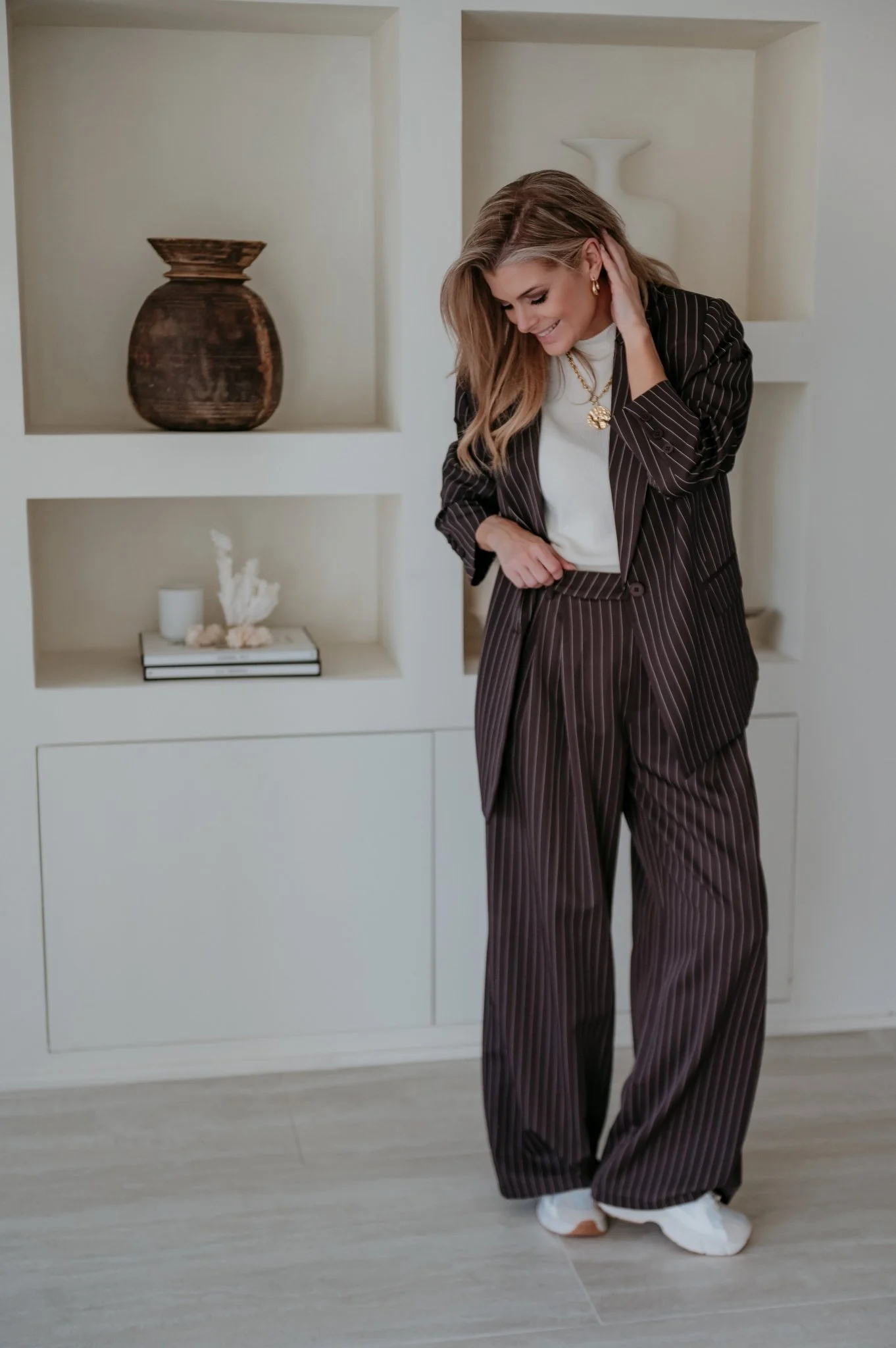 Predo blazer I Chocolate Brown - Image 22