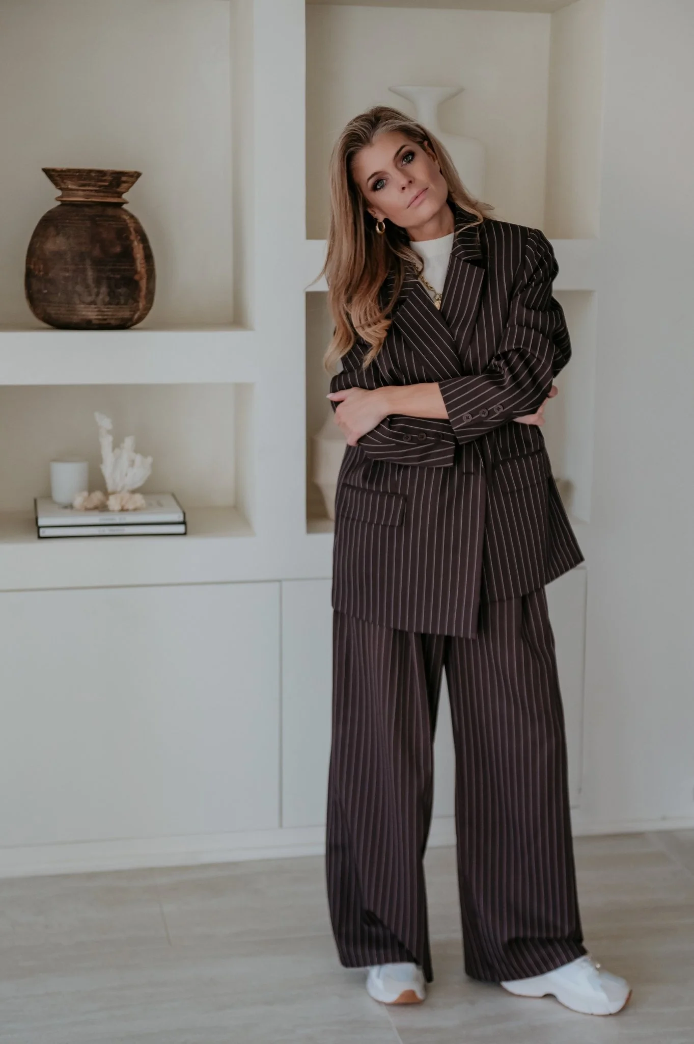 Predo blazer I Chocolate Brown - Image 24