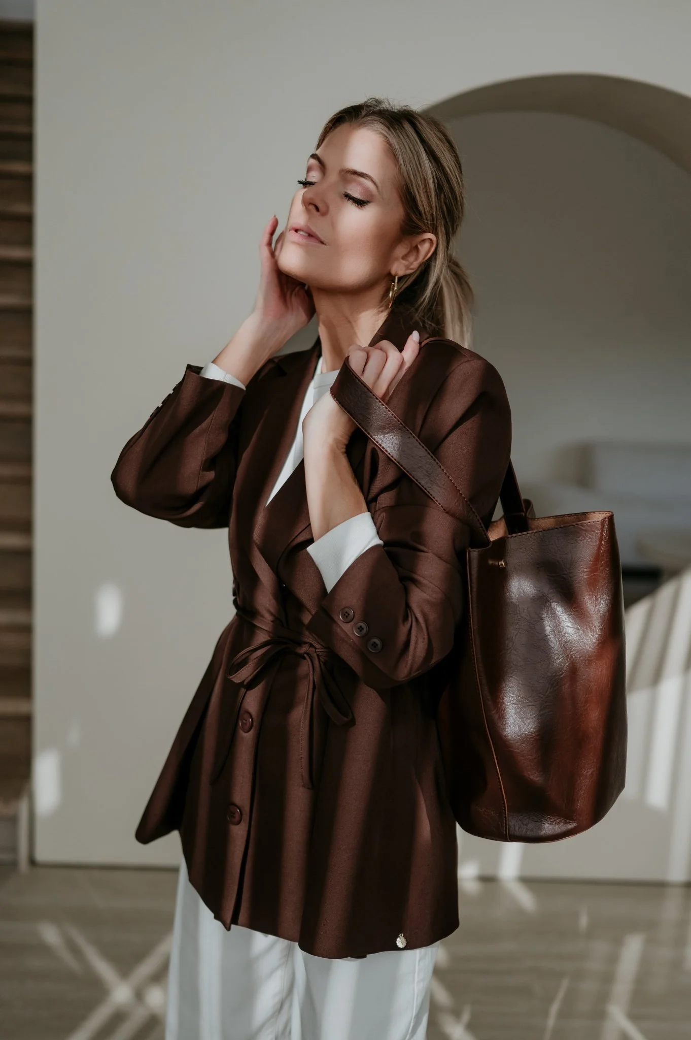 Premio blazer I Chocolate Brown - Image 10