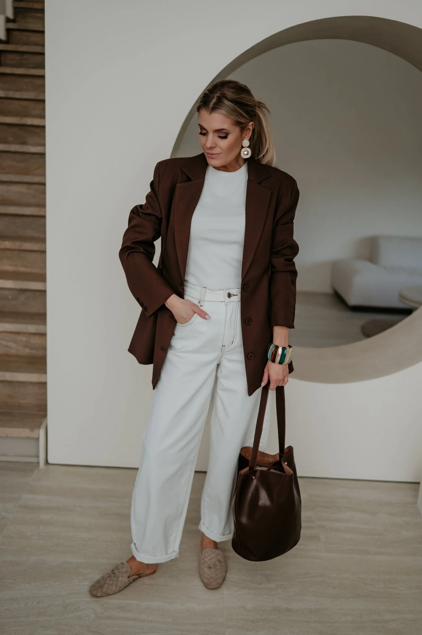 Premio blazer I Chocolate Brown - Image 11