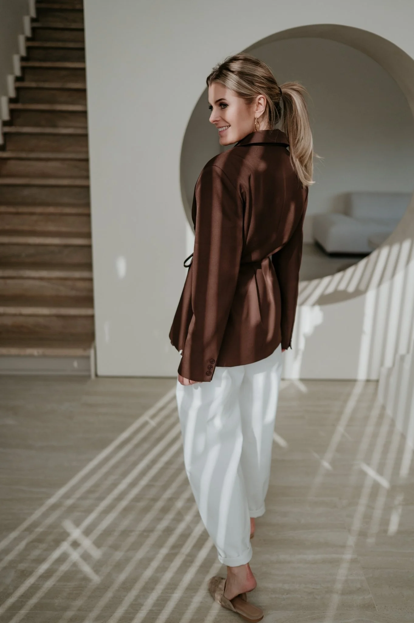 Premio blazer I Chocolate Brown - Image 12