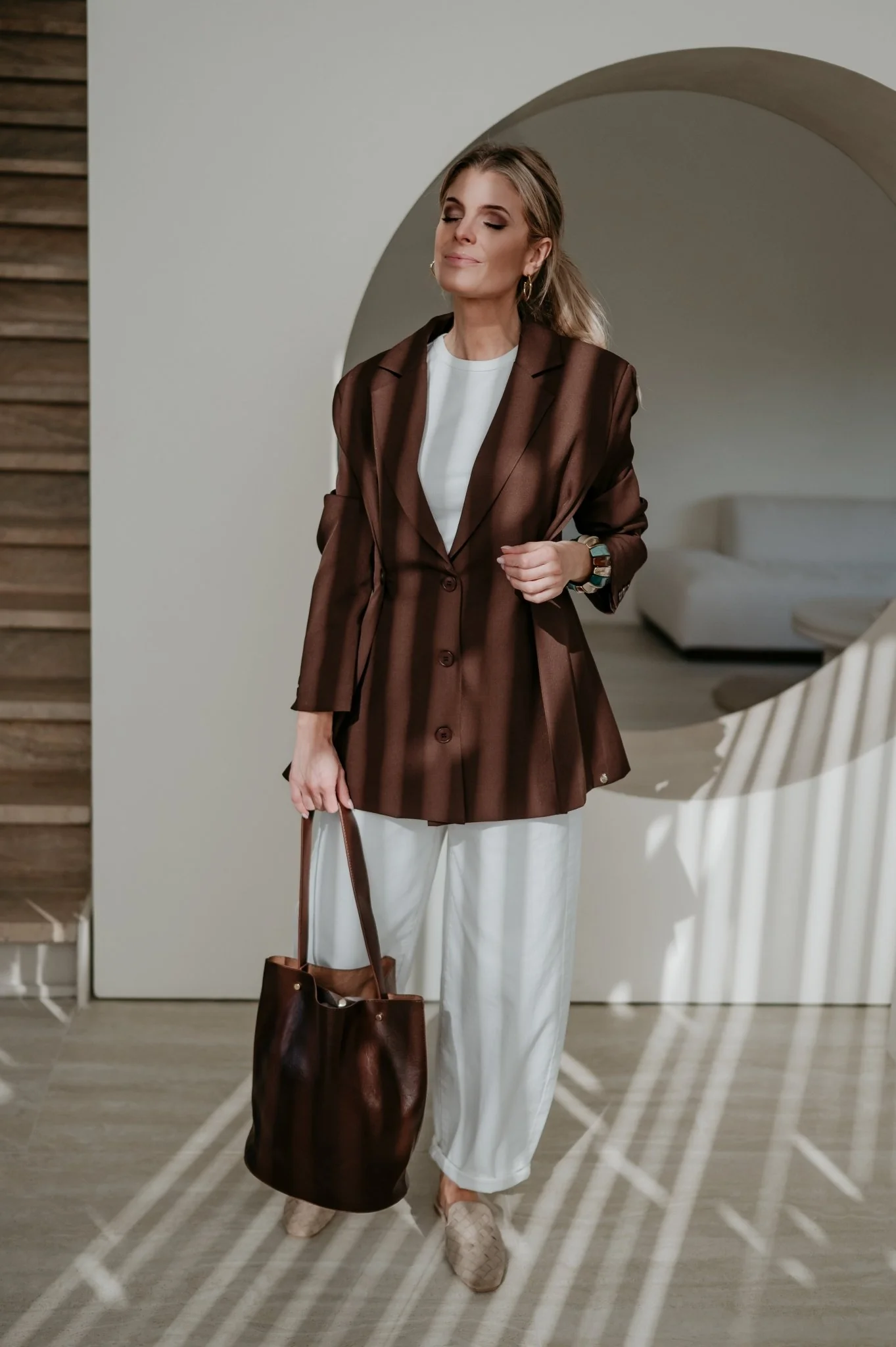 Premio blazer I Chocolate Brown - Image 15