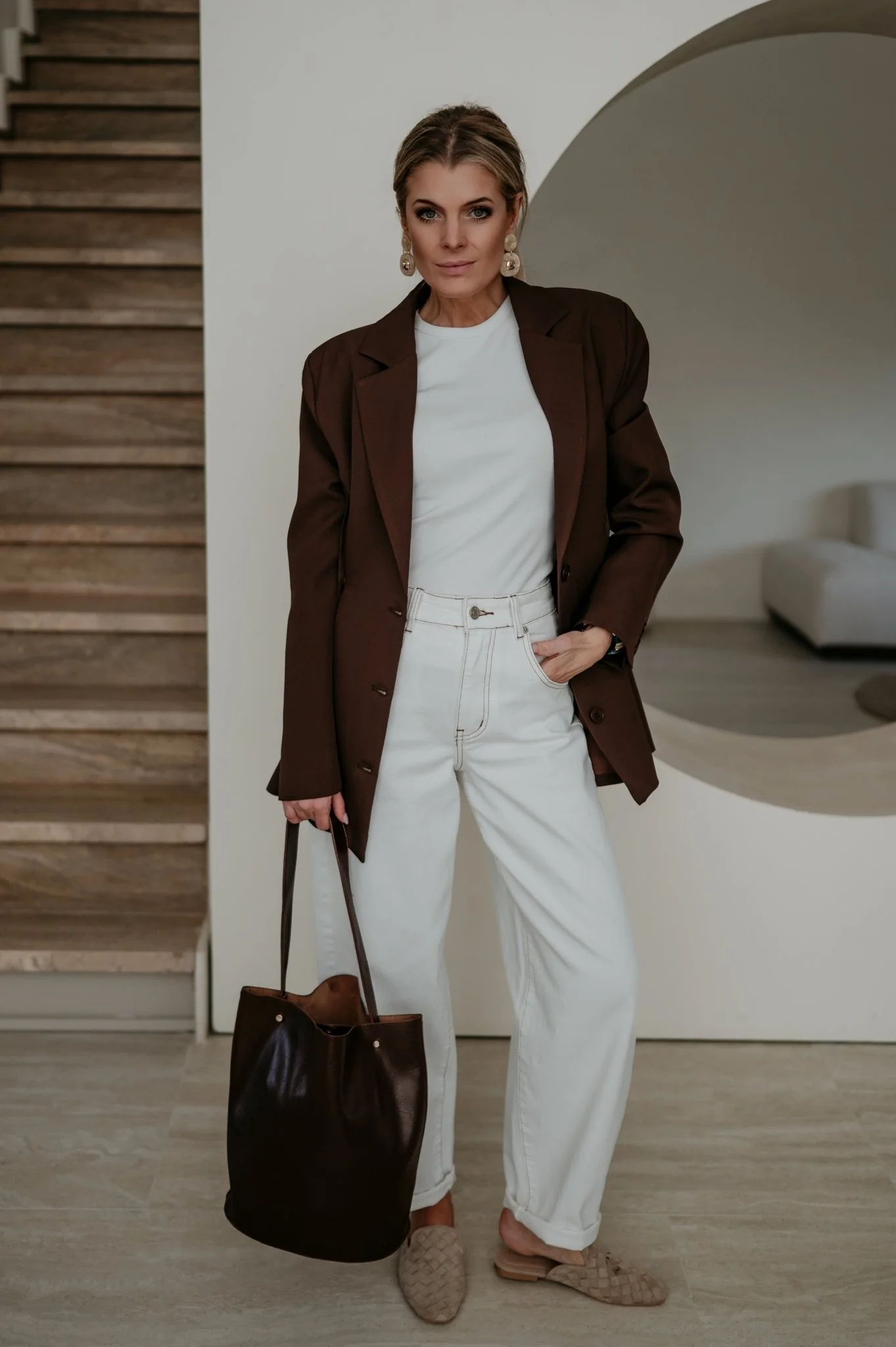 Premio blazer I Chocolate Brown - Image 16