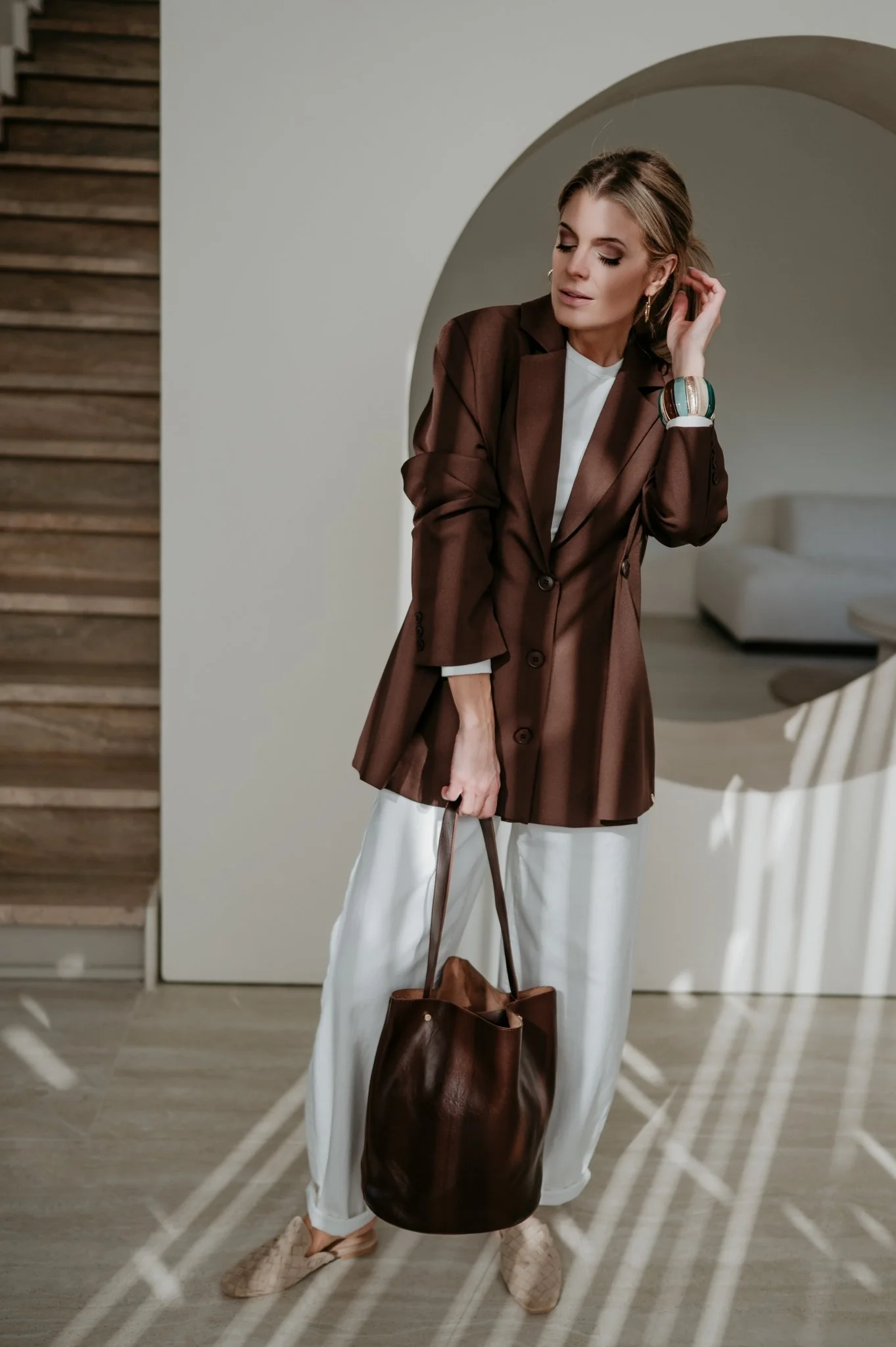 Premio blazer I Chocolate Brown - Image 18