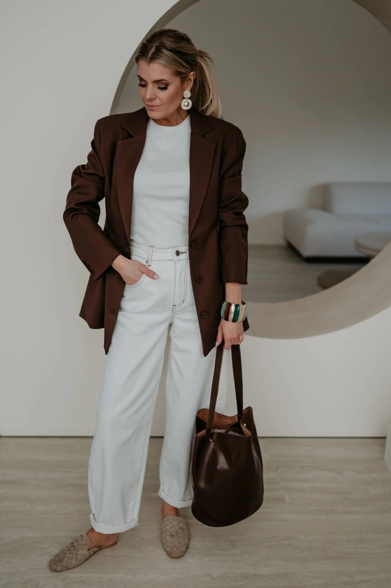 Premio blazer I Chocolate Brown - Image 2