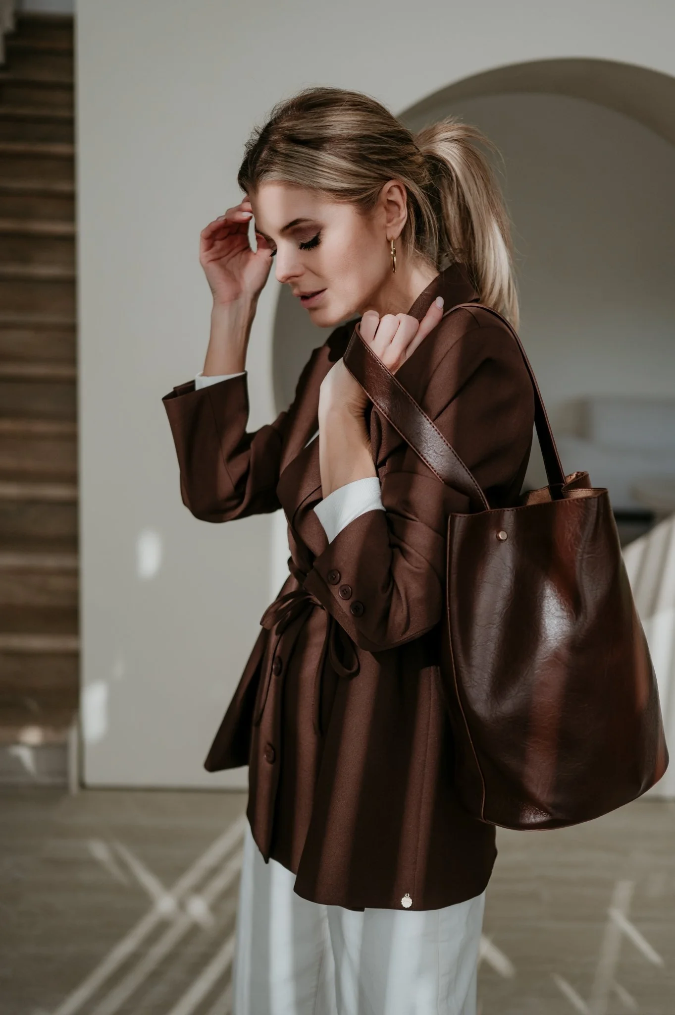 Premio blazer I Chocolate Brown - Image 20