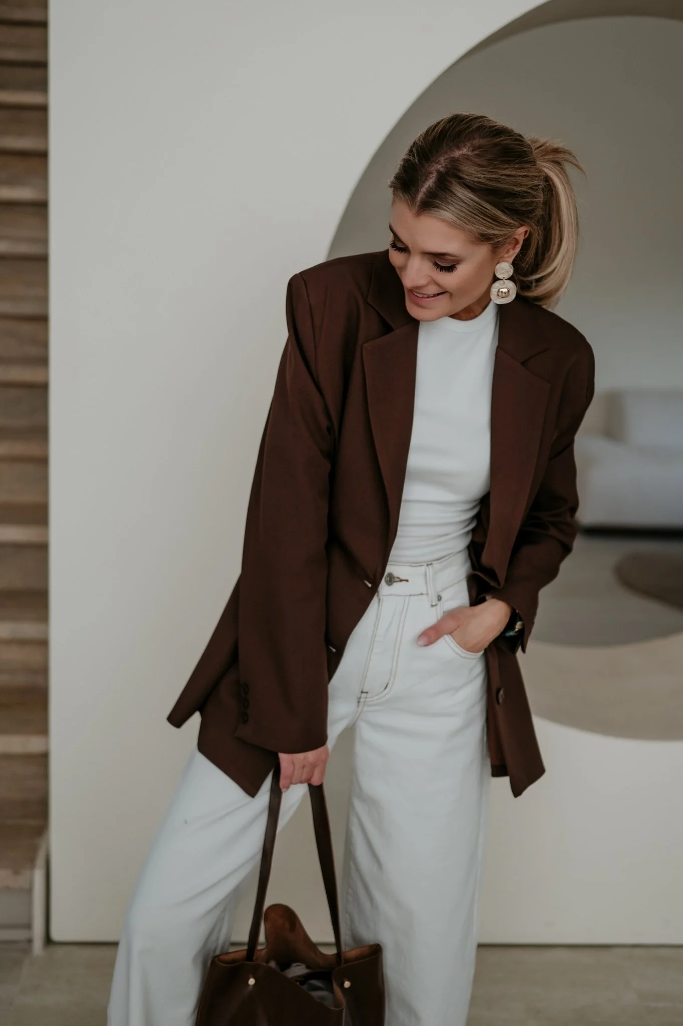 Premio blazer I Chocolate Brown - Image 21