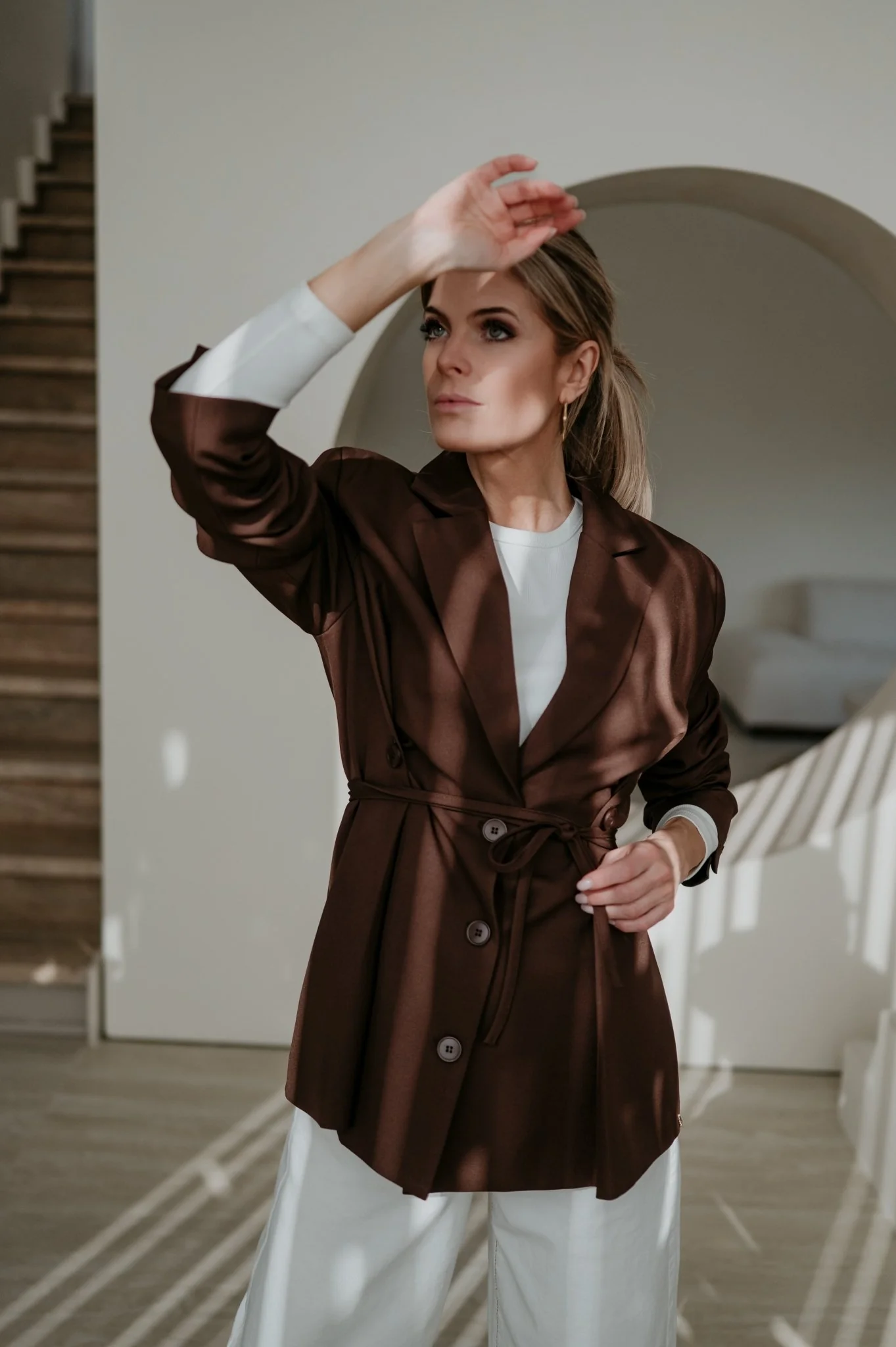 Premio blazer I Chocolate Brown - Image 23