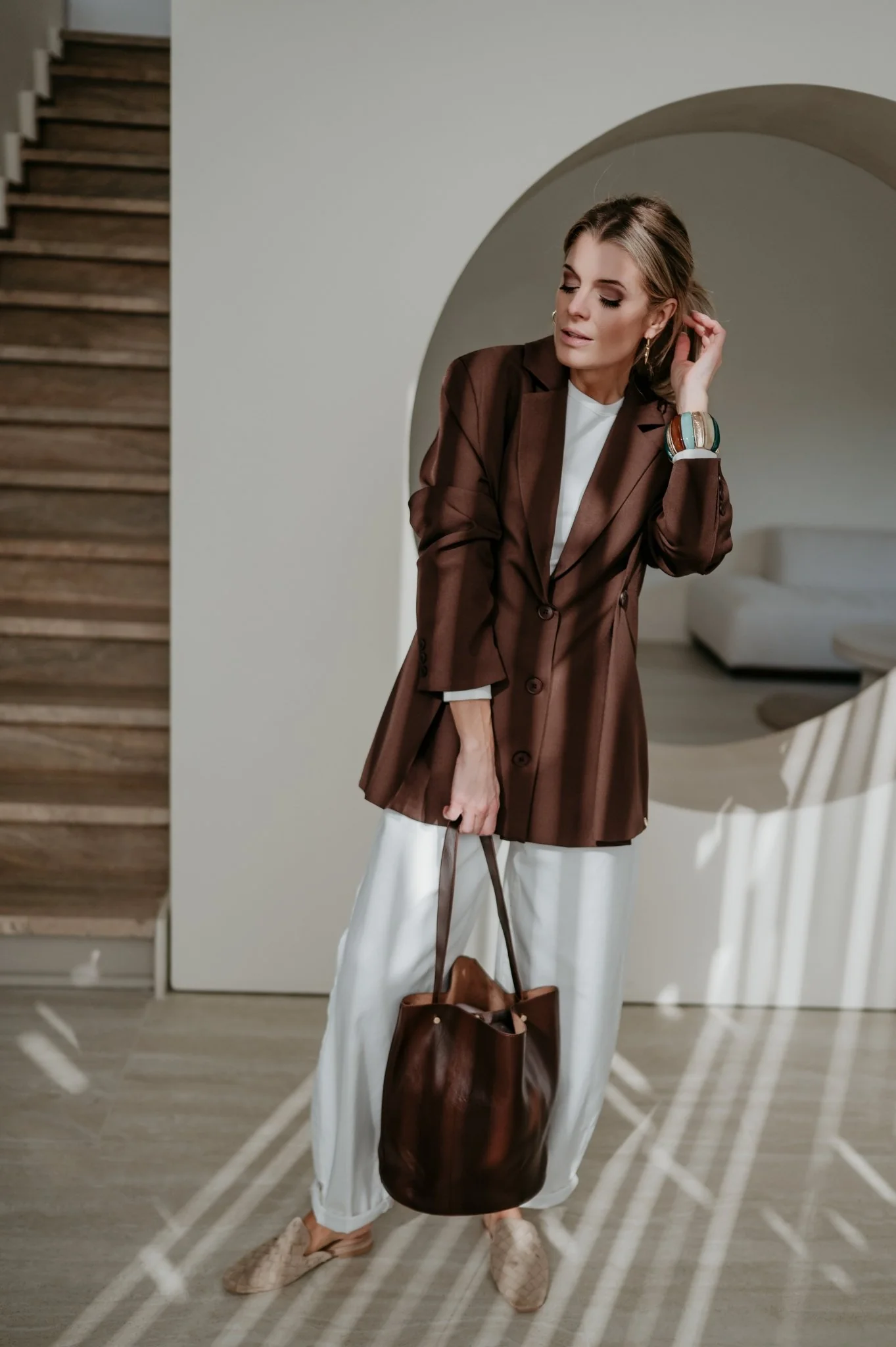 Premio blazer I Chocolate Brown - Image 4
