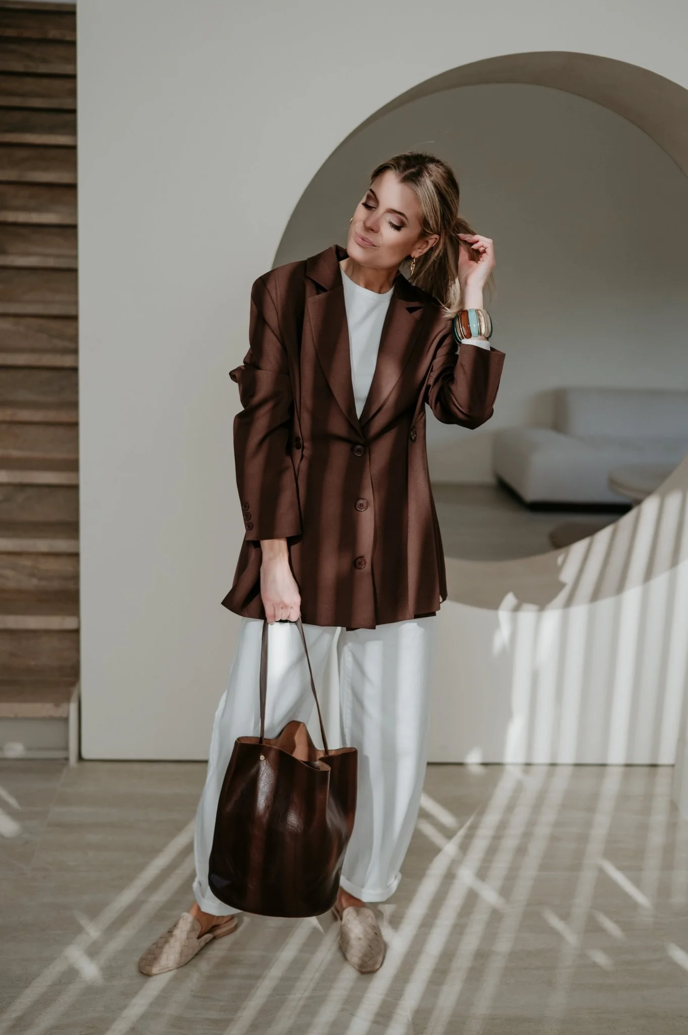 Premio blazer I Chocolate Brown - Image 7