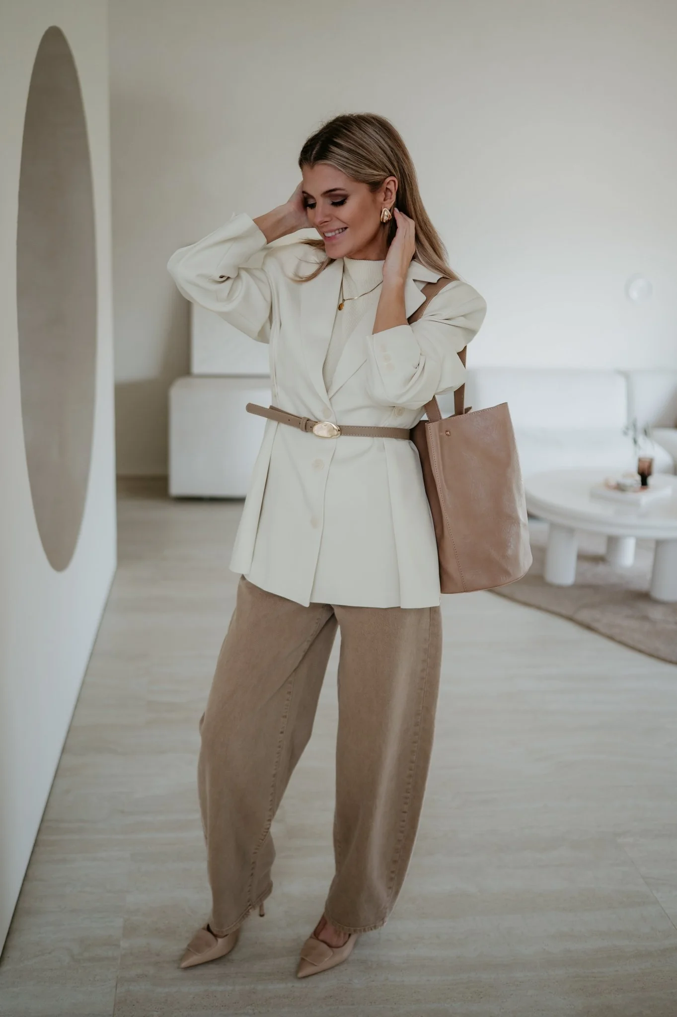 Premio blazer I Ecru - Image 15