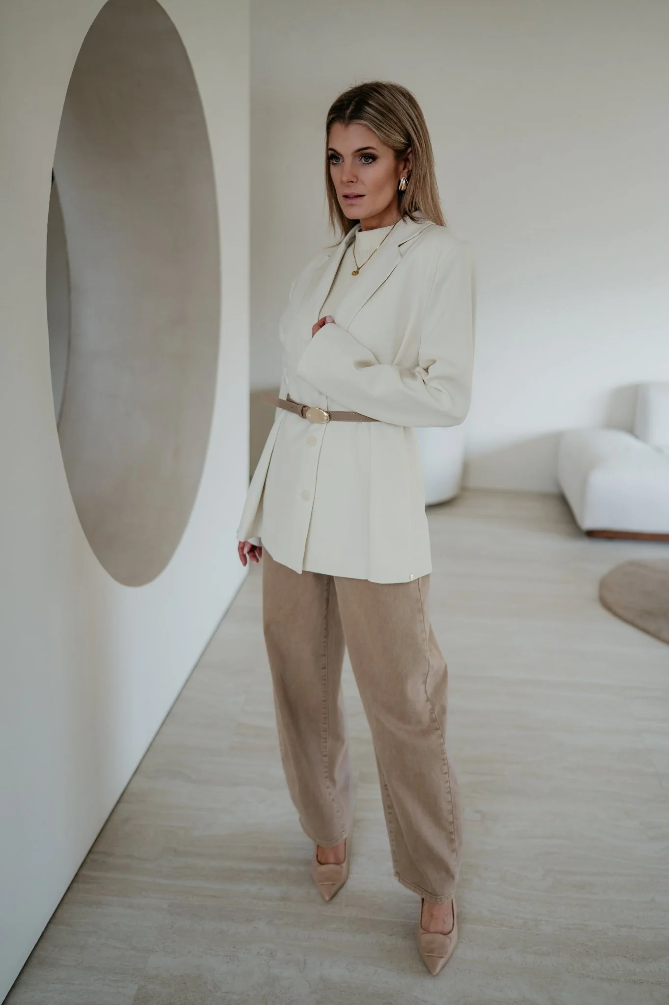 Premio blazer I Ecru - Image 20