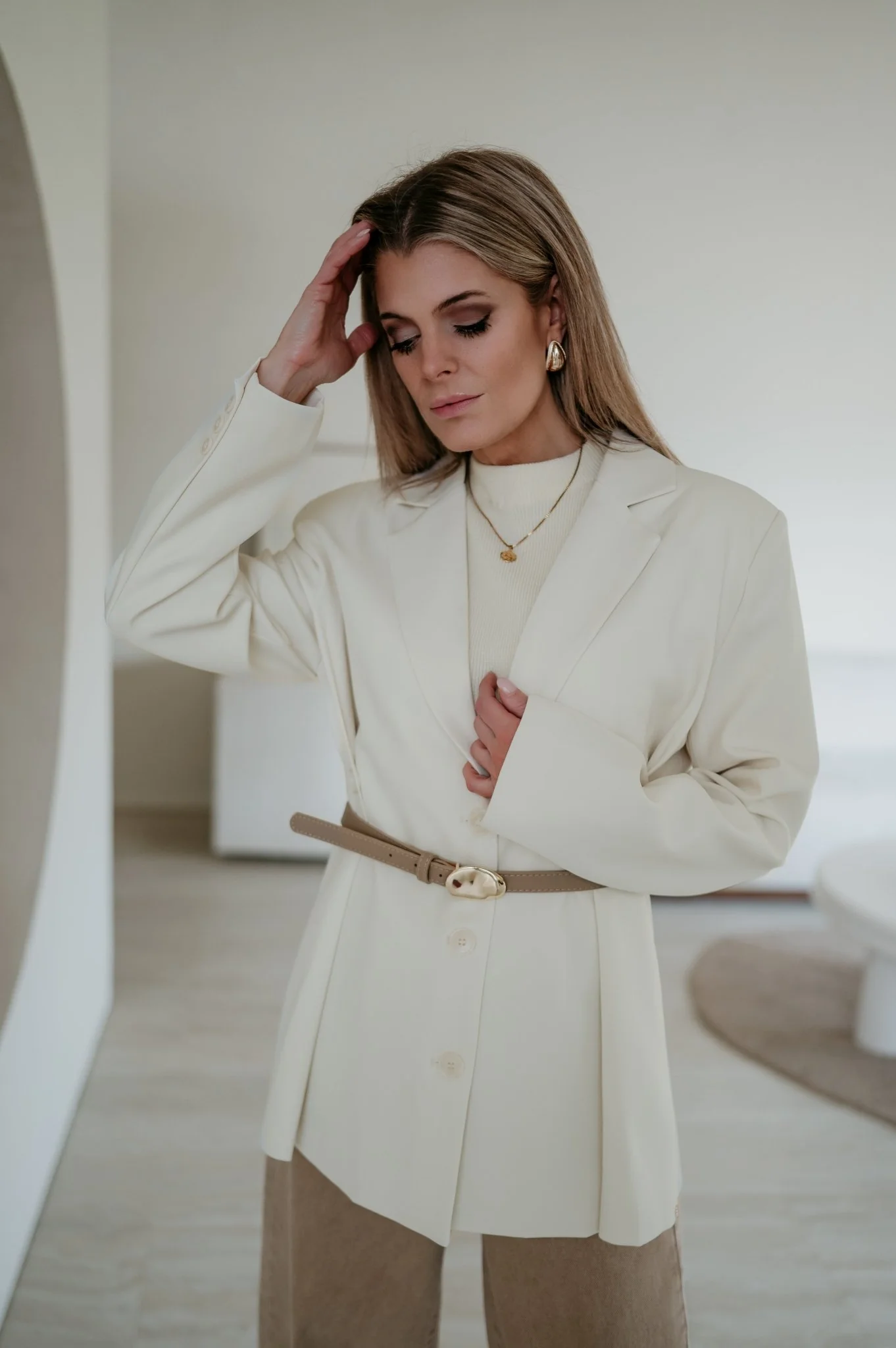 Premio blazer I Ecru - Image 4