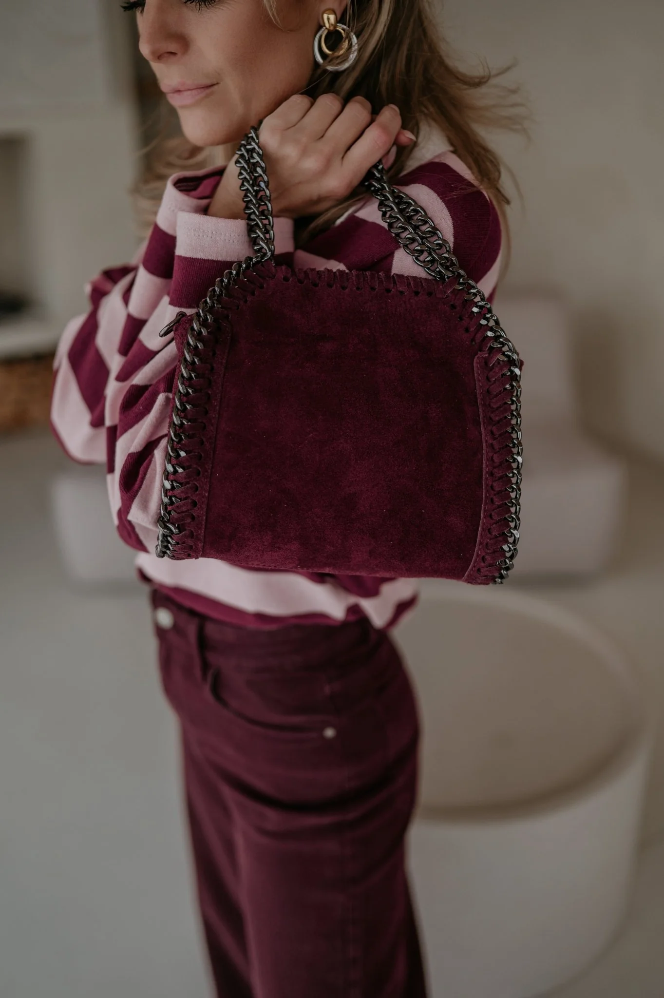 Proza handbag I Burgundy