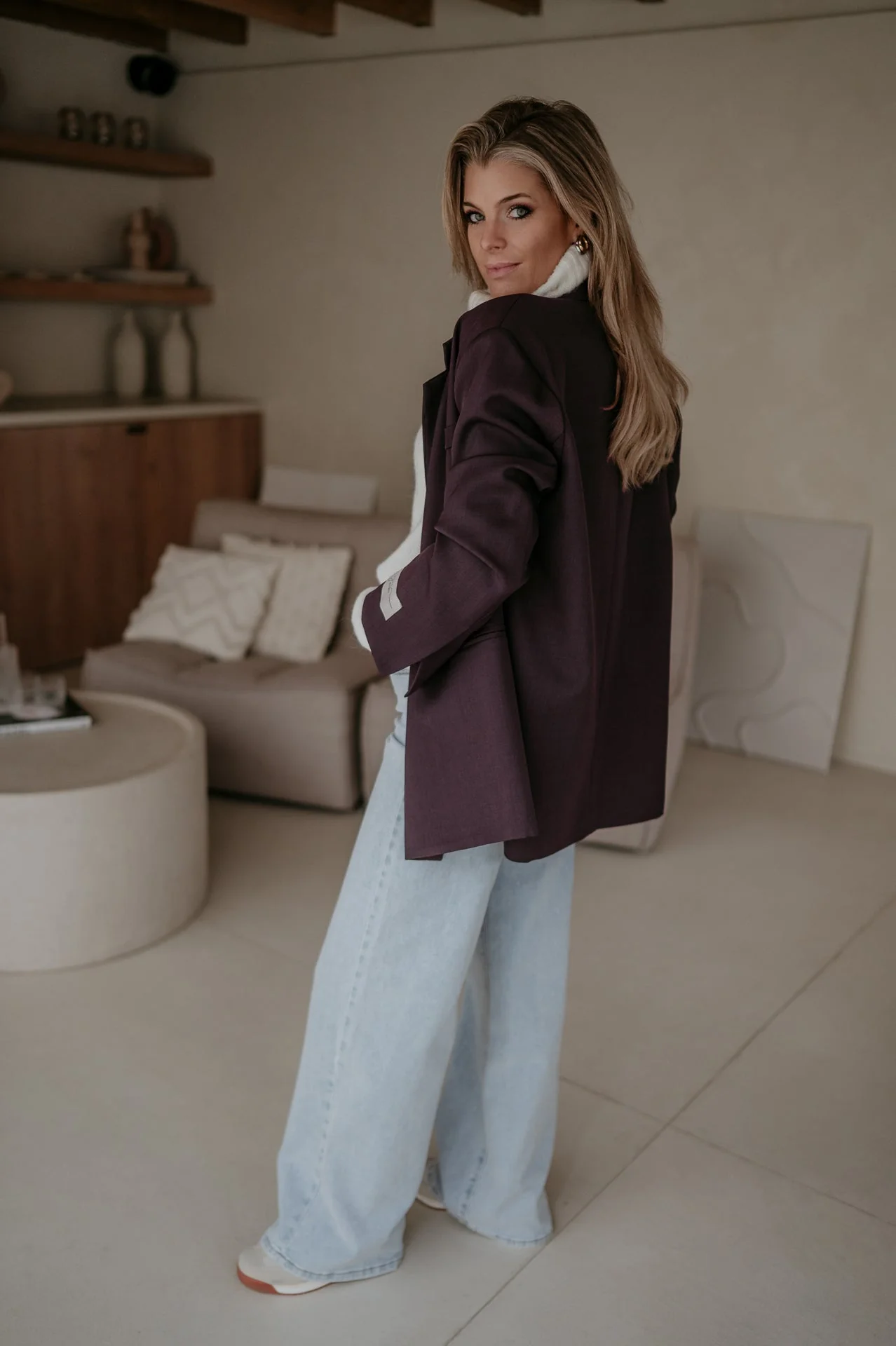 Rabbrivo blazer I Aubergine - Image 10