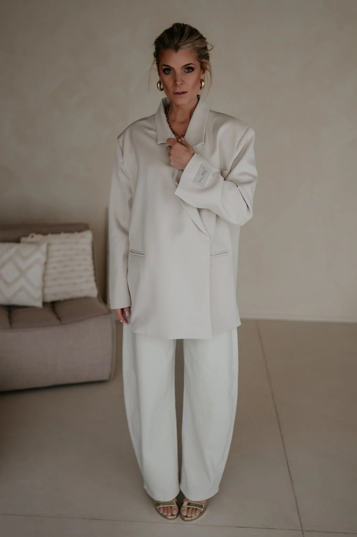 Rabbrivo blazer I Beige - Image 10