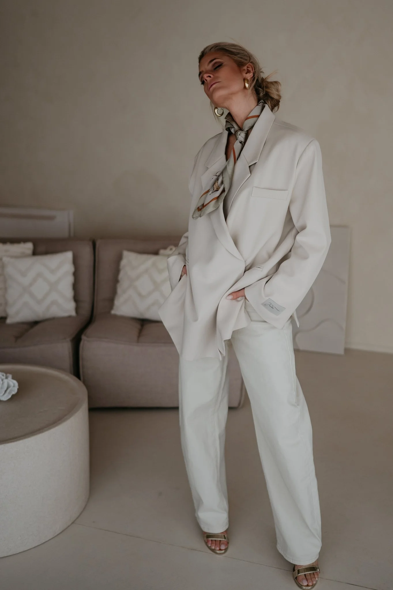 Rabbrivo blazer I Beige - Image 11